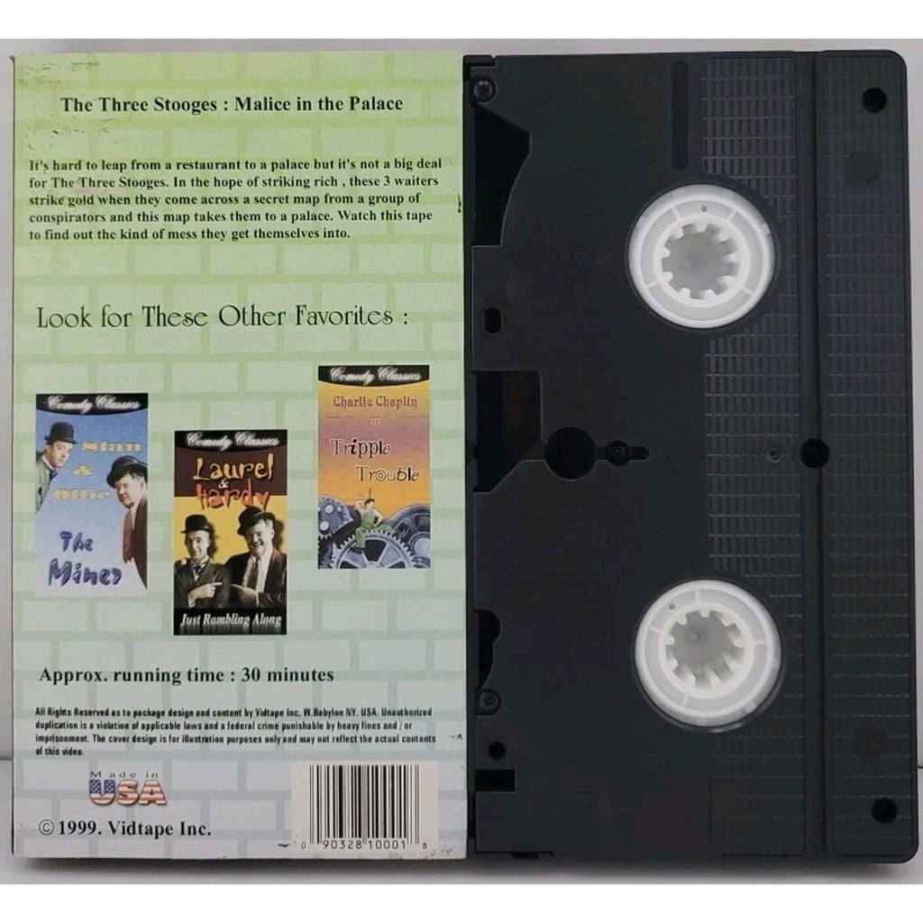 Comedy Classics Presents "The Three Stooges" (VHS, 1999)