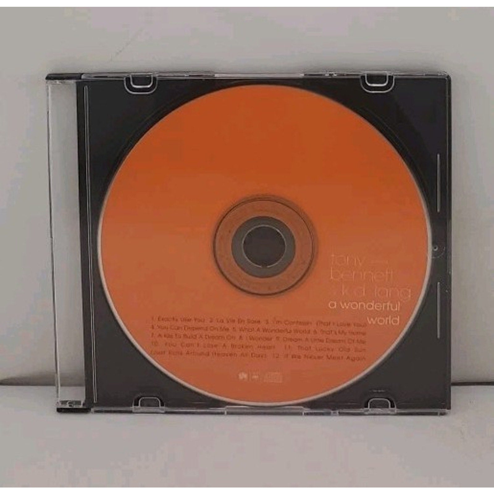 A Wonderful World by Bennett, Tony / Lang, K.D. (CD, 2002) *Disc Only*