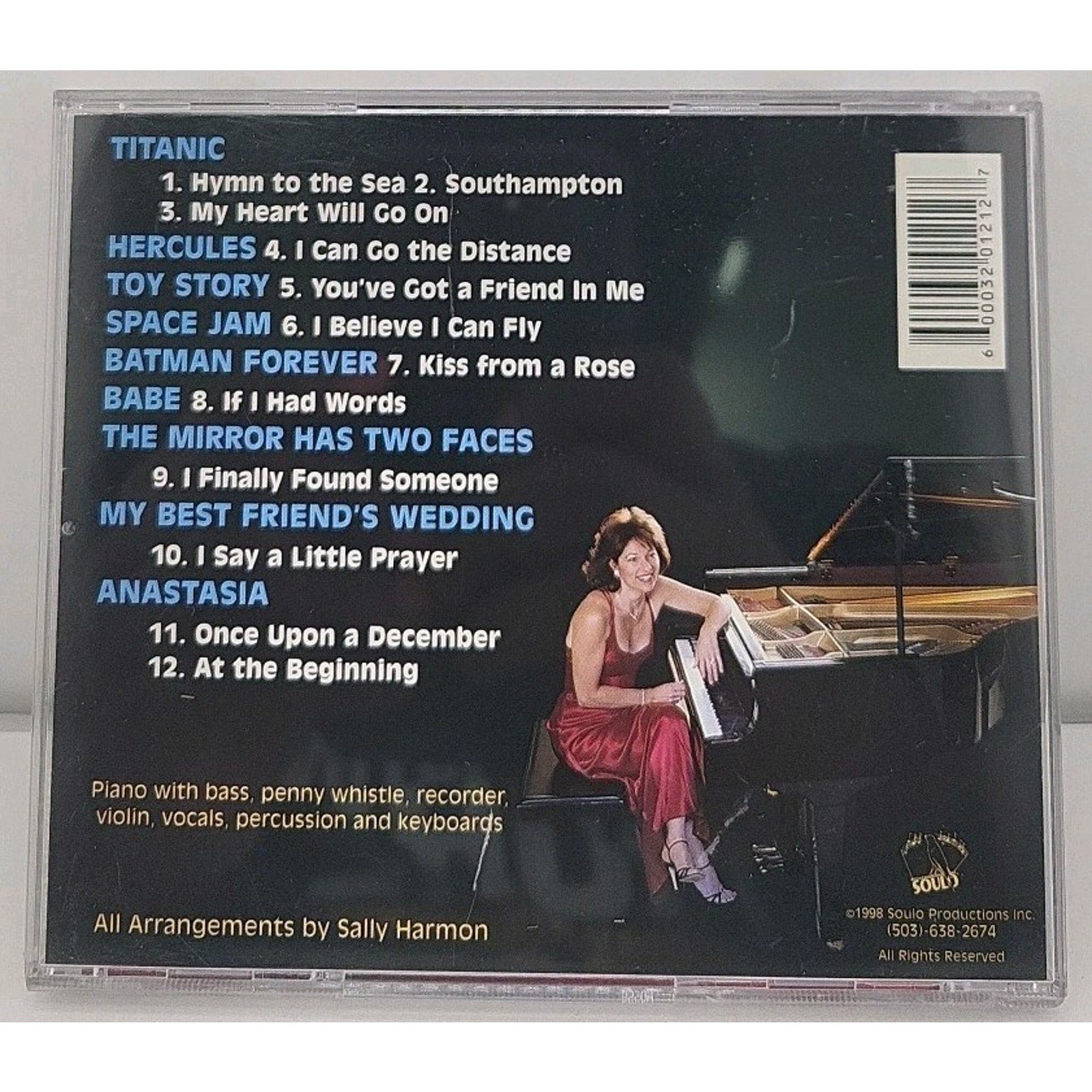 Heart of the Movies by Sally Harmon (CD, Sep-1998, Soulo Productions)