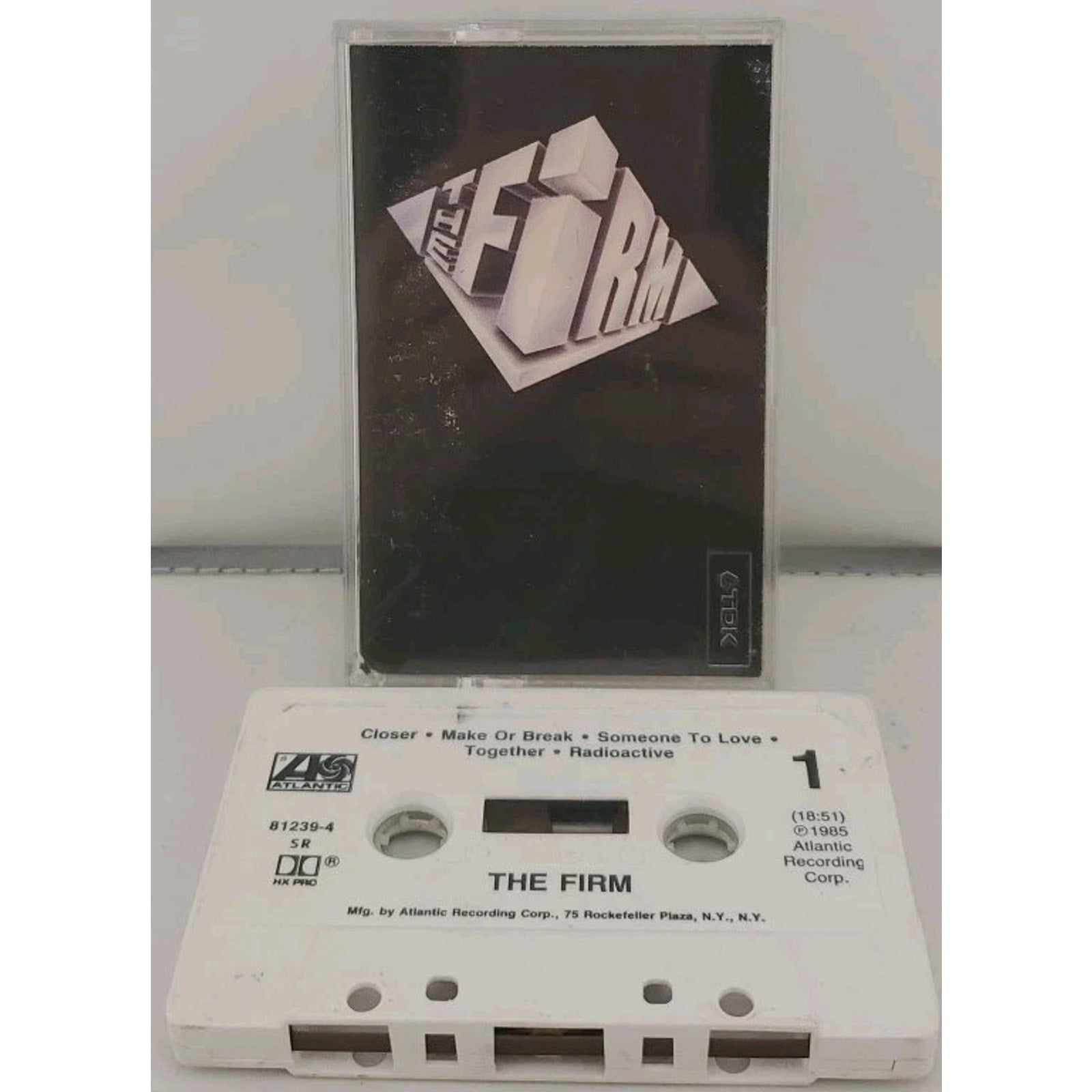 The Firm by The Firm (Rock) (Cassette, 1985, Atlantic (Label))