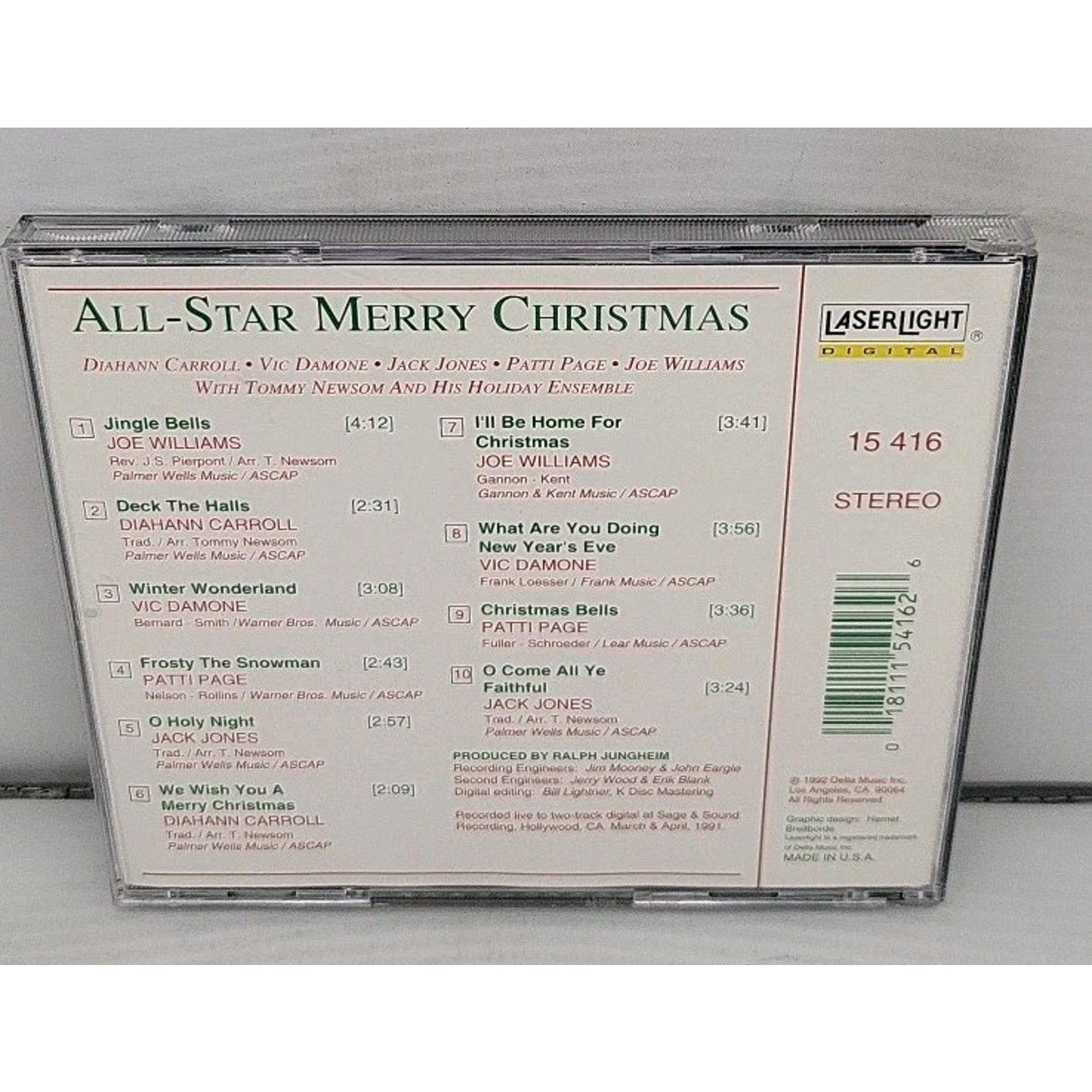 All-Star Merry Christmas by Various Artists (CD, Laserlight)