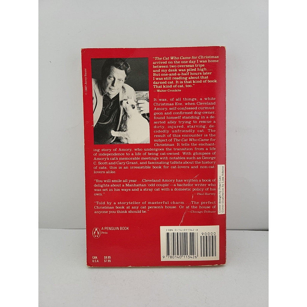 Cat Who Came for Christmas by Cleveland Amory (1988, Trade Paperback)