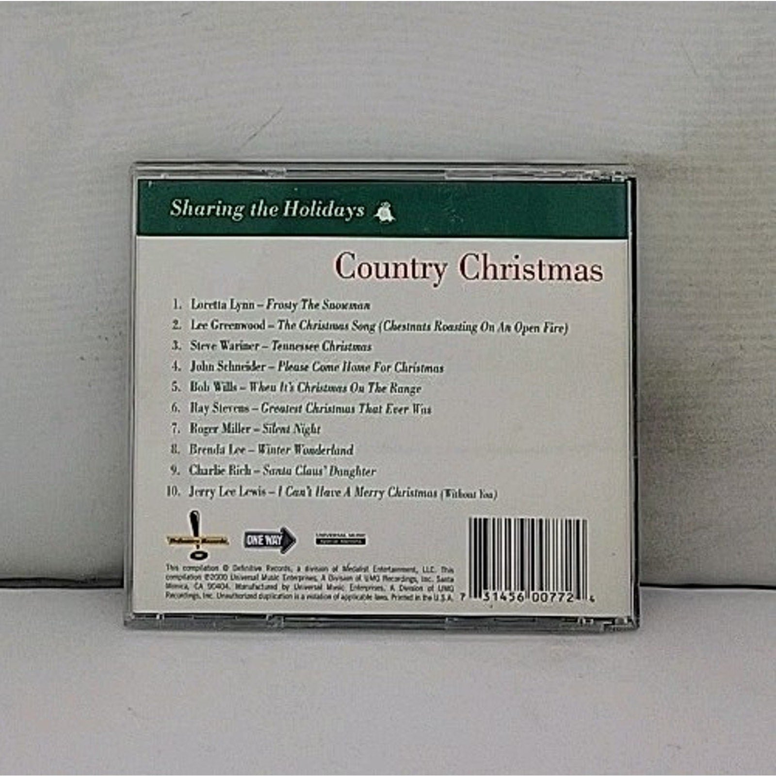 Country Christmas - Sharing The Holidays Music CD