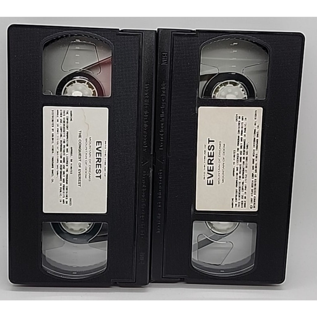 Into The Thin Air of Everest (VHS 1997, 2 Tape Set) Mountain of Dreams & Doom