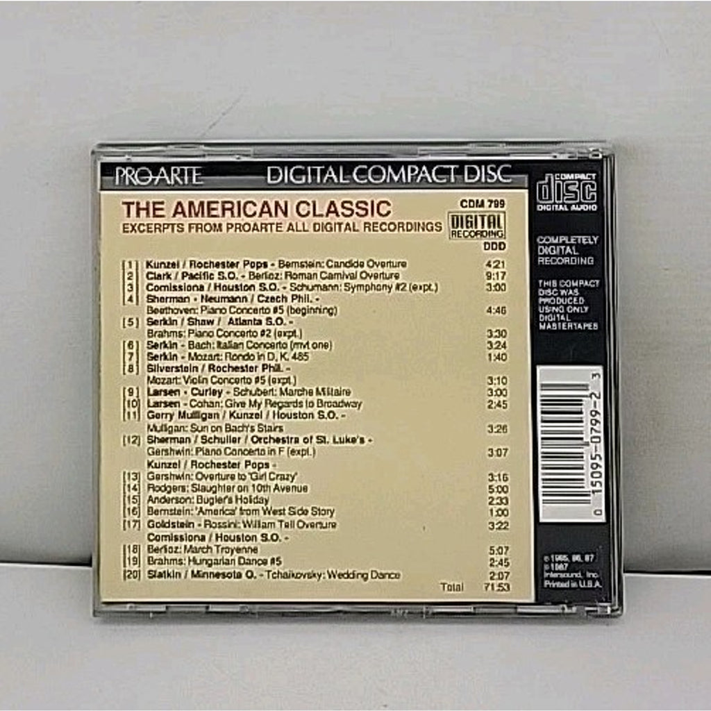 The American Classic - Excerpts From Proarte All Digital Recordings (CD 1987)