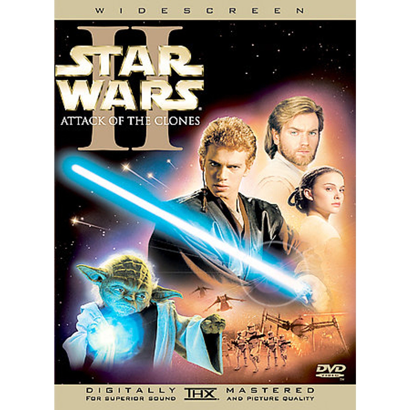 Star Wars Episode II: Attack of the Clones (DVD, 2002, 2-Disc Set, Widescreen S…