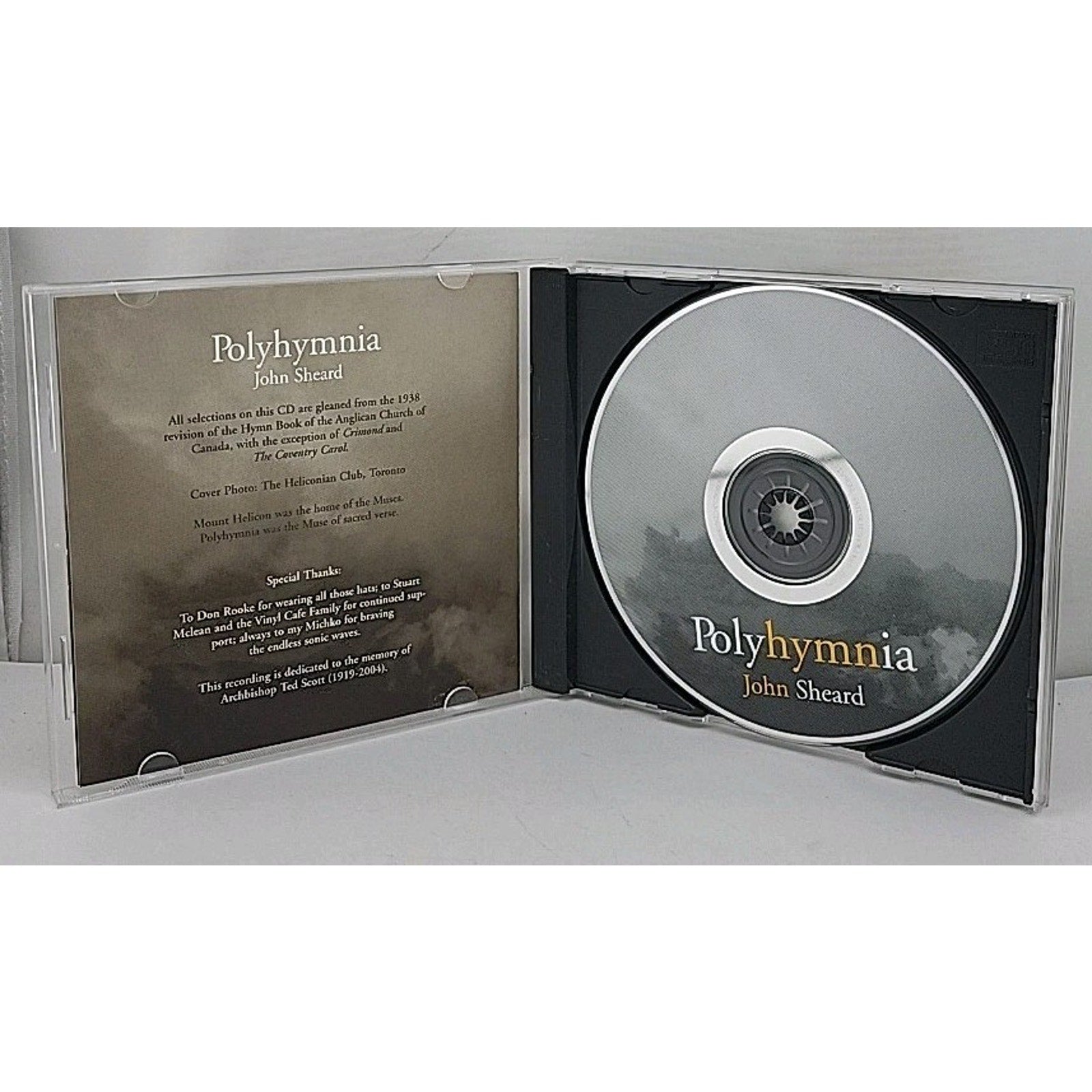 Polyhymnia Sixteen Hymns and Carols Piano CD John Sheard