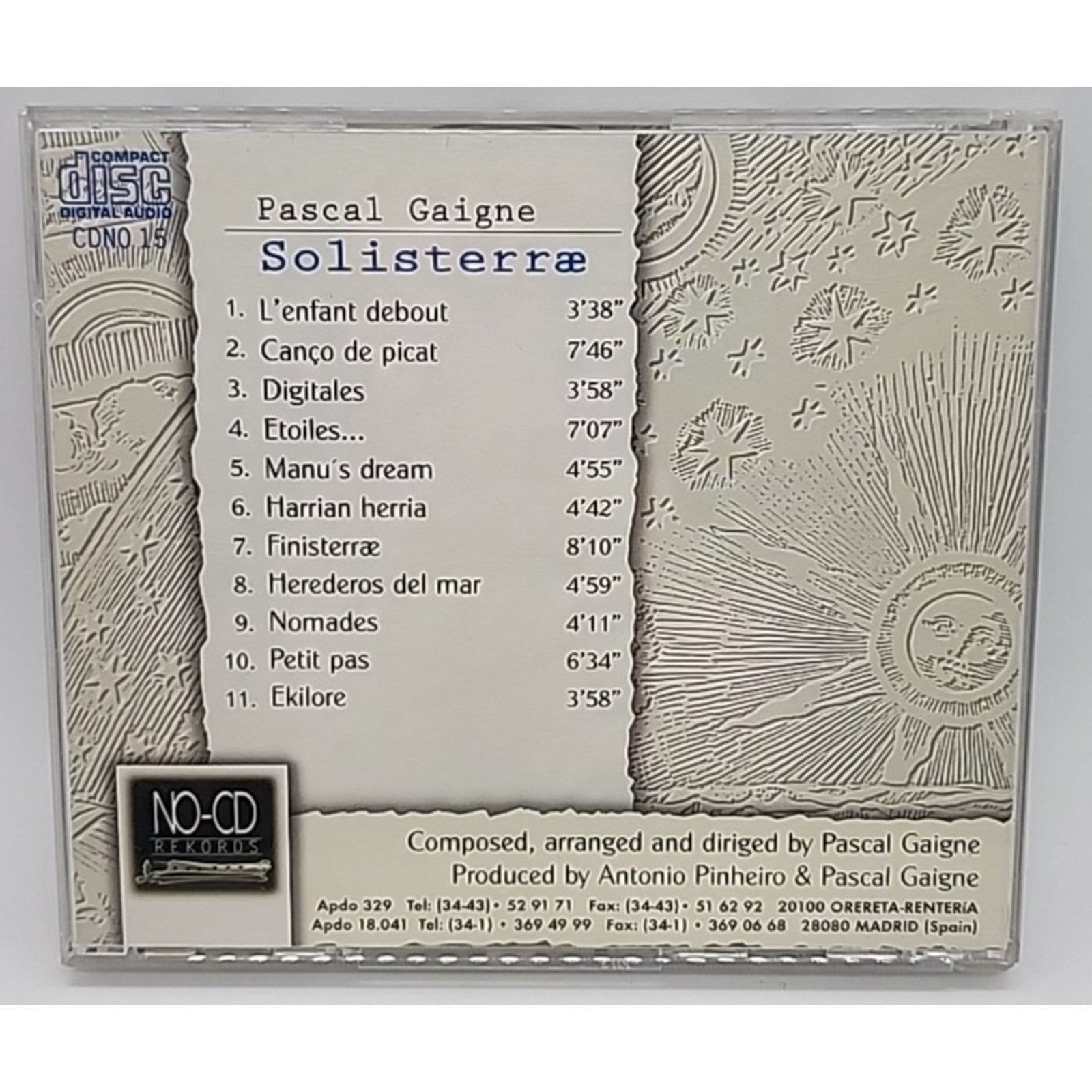 Pascal Gaigne Solisterrae (CD)