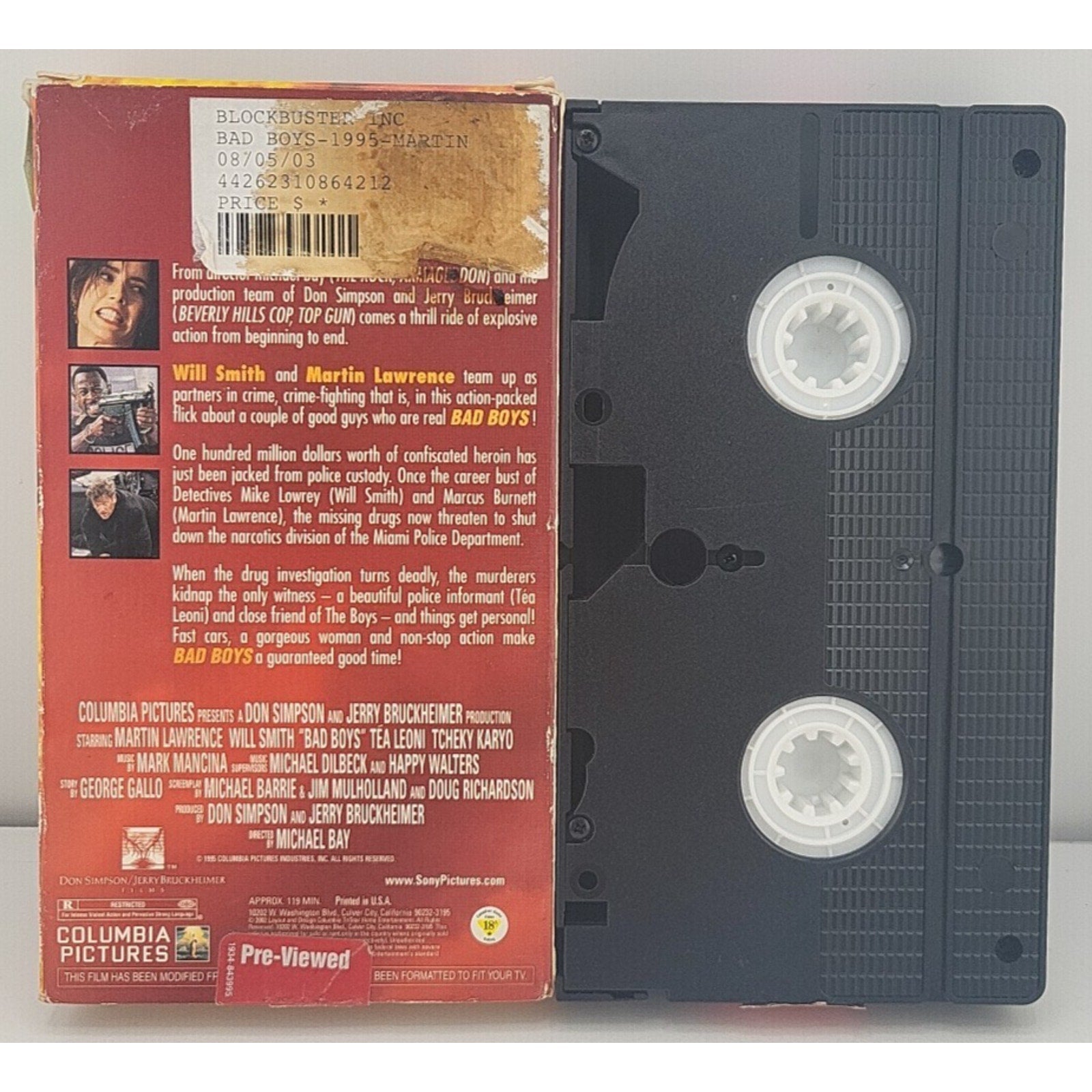 Bad Boys (1995) (VHS, 1995) *Acceptable*
