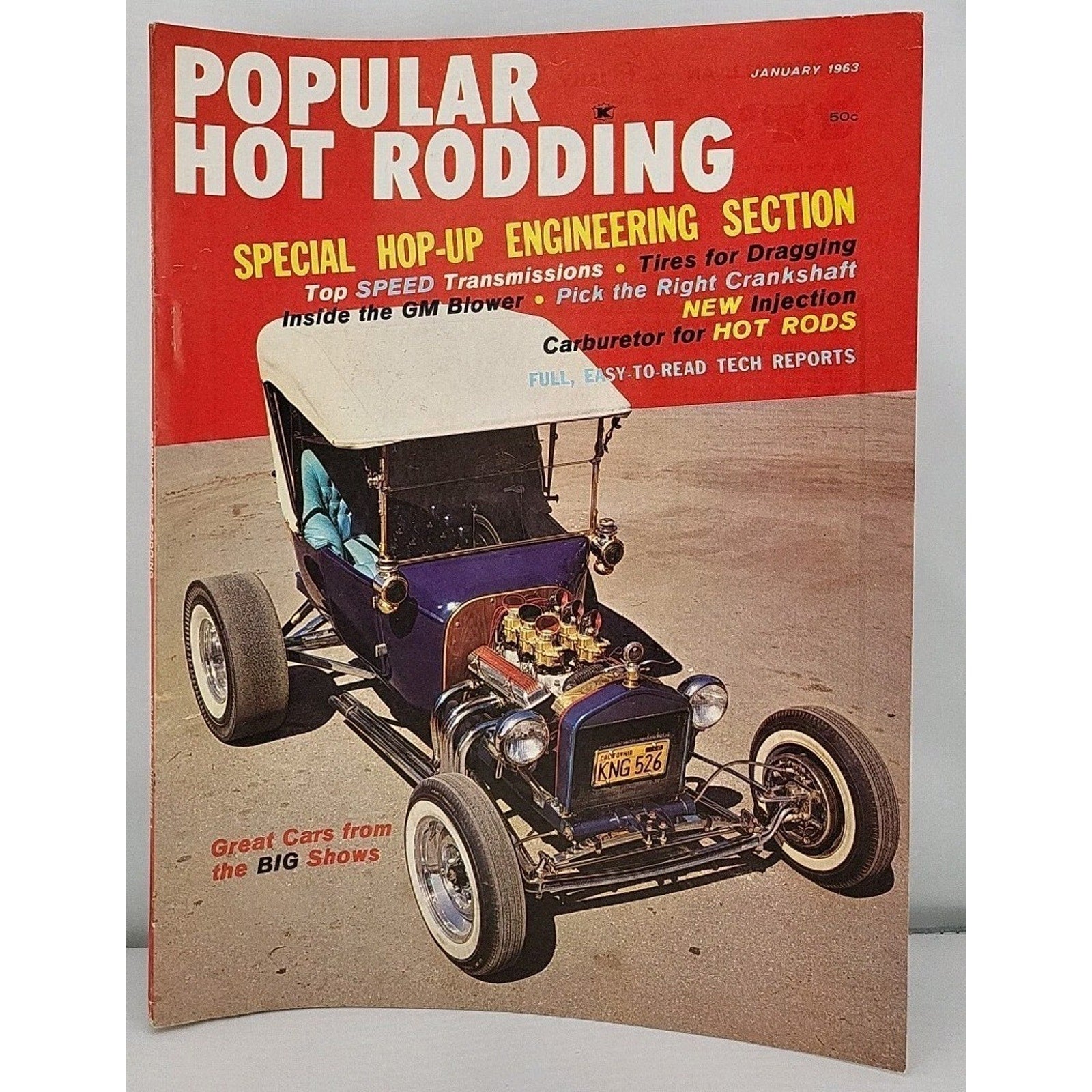 Popular Hot Rodding Magazine January 1963