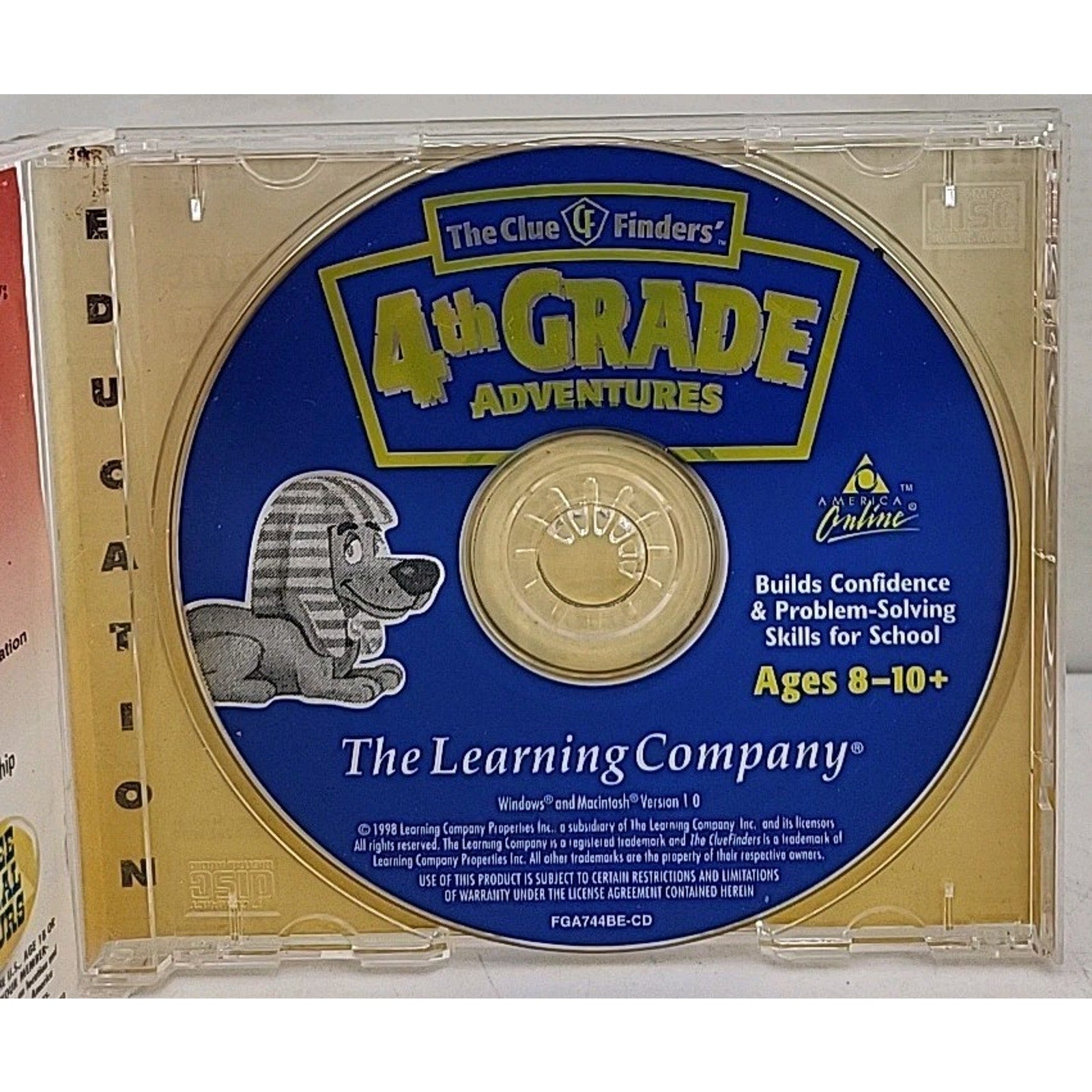ClueFinders 4th Grade Adventures CD Rom (1999, The Learning Company) Windows/Mac