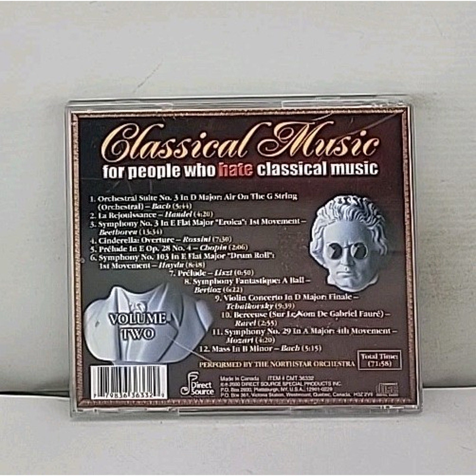 Vol. 2 by Classical Music for People Who Hate Classic 2 /V (CD, 2001)