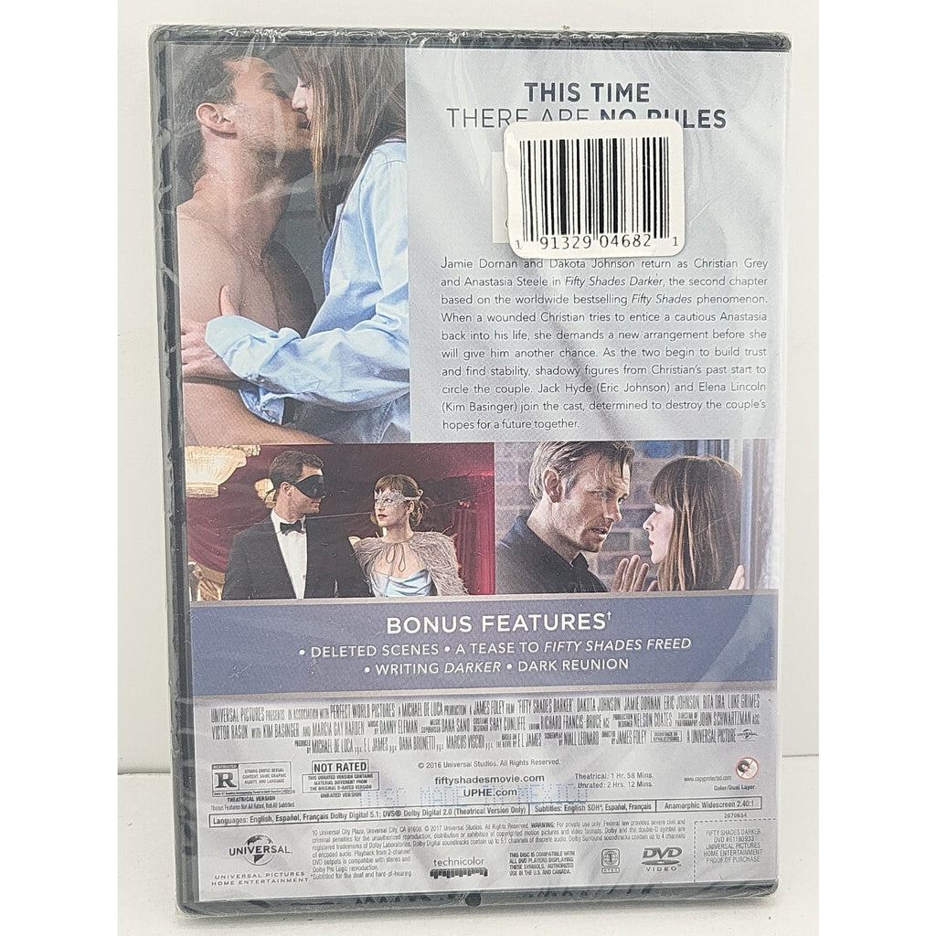 Fifty Shades Darker (DVD, 2018) *Brand New*