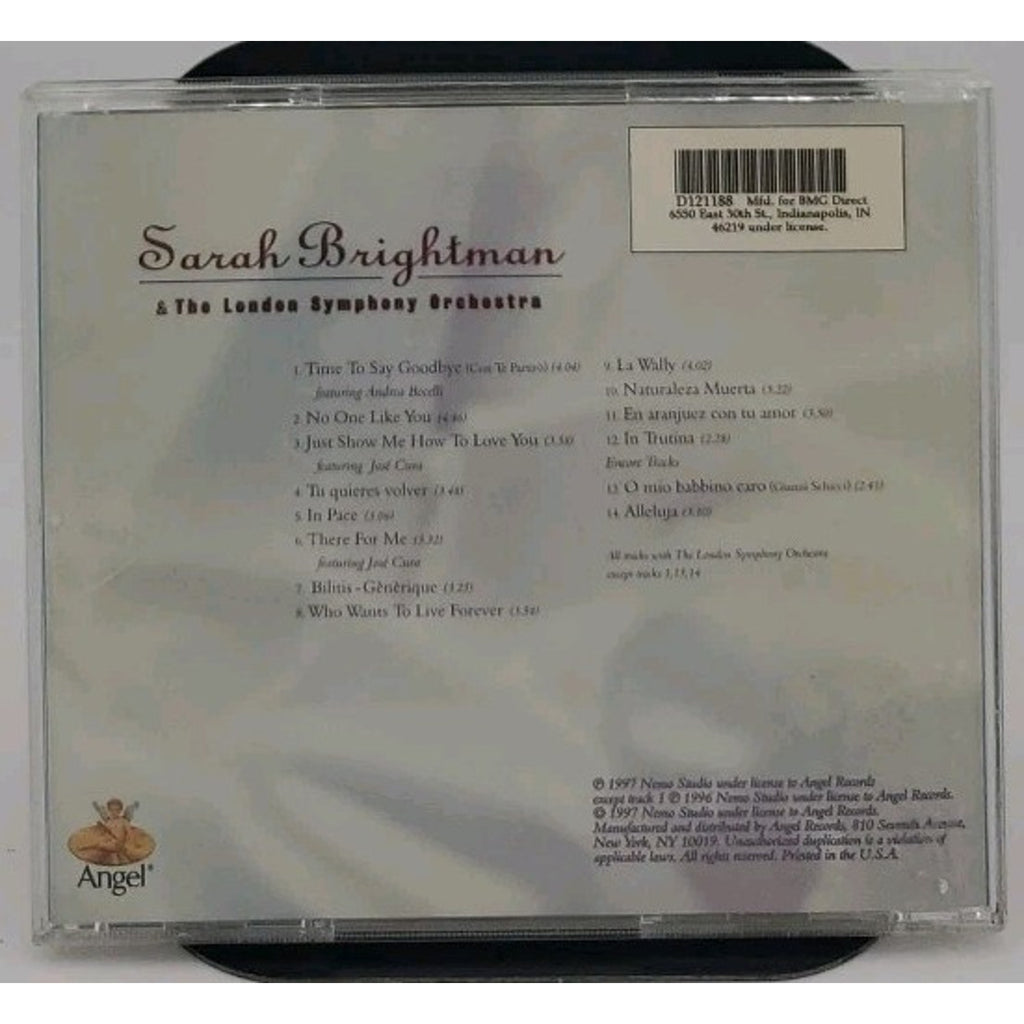 Time to Say Goodbye by Sarah Brightman (CD, 1997)