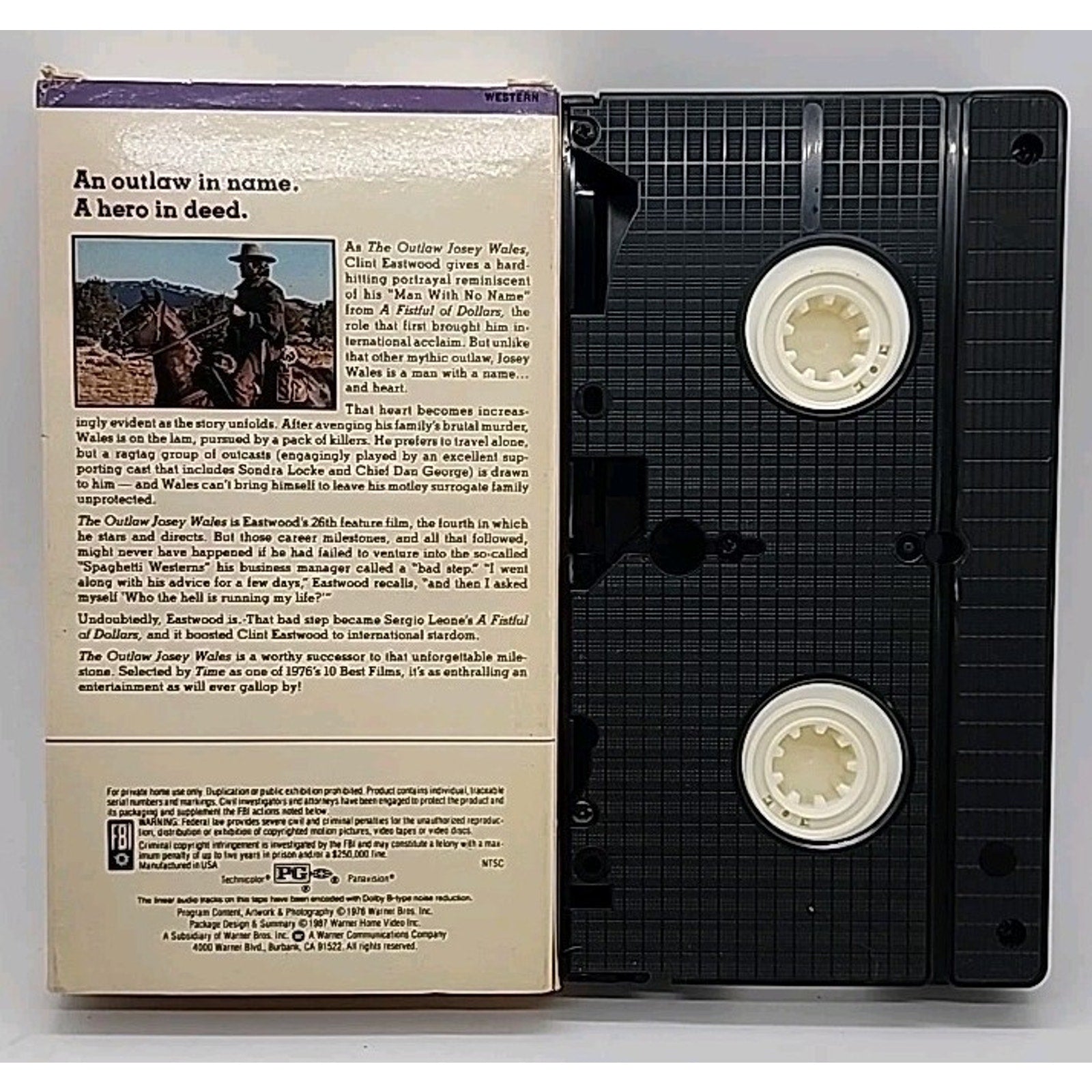 Outlaw Josey Wales (VHS, 1976)