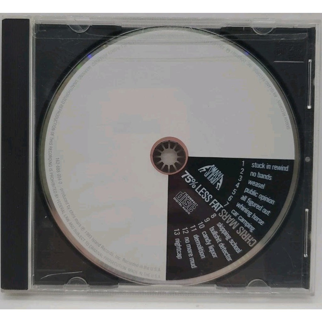 75% Less Fat by Chris Mars (CD, 1993, Smash Records)