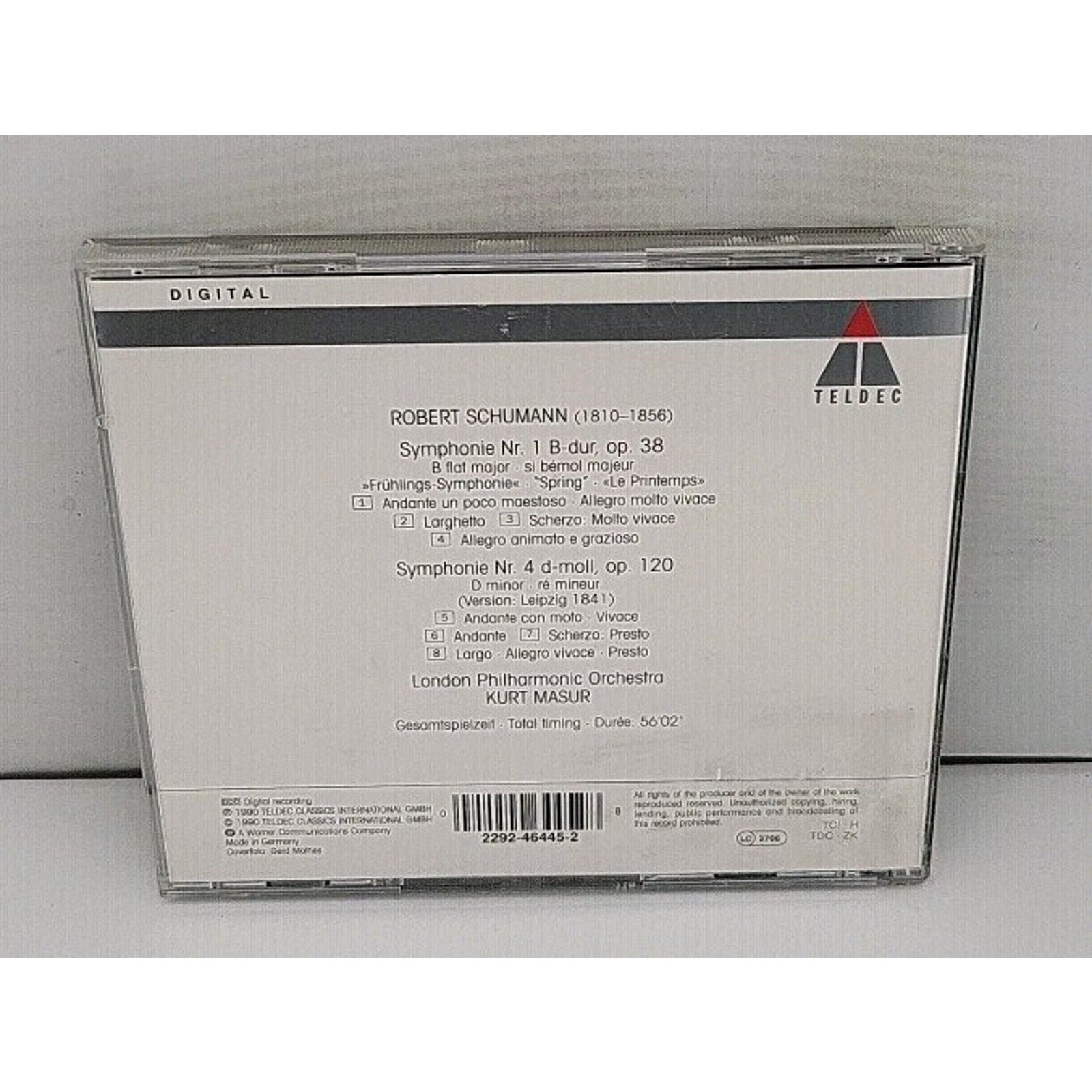 Schumann: Symphonien 1 & 4 London Philharmonic Orchestra CD