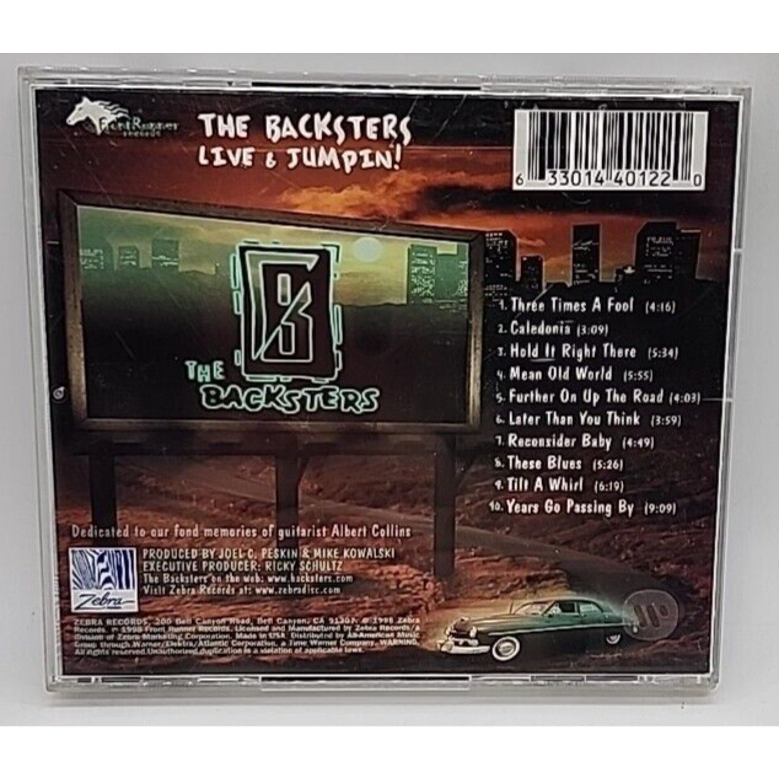 Live by Backsters (CD, 1998)