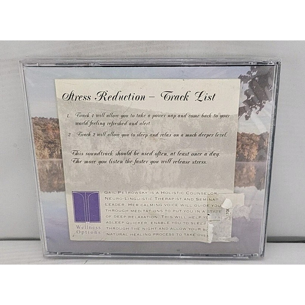 Stress Reduction By Gail Petrowsky CD *Brand New*