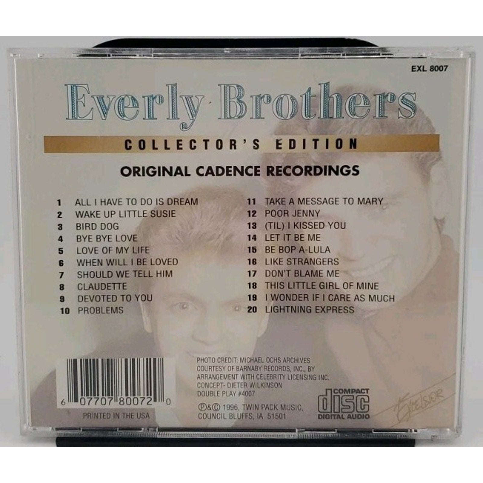 Double Play By The Everly Brothers (CD)