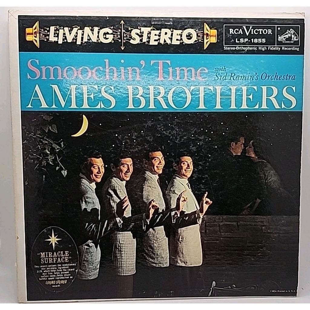The Ames Brothers With Sid Ramin And His Orchestra - Smoochin' Time - RCA Victor