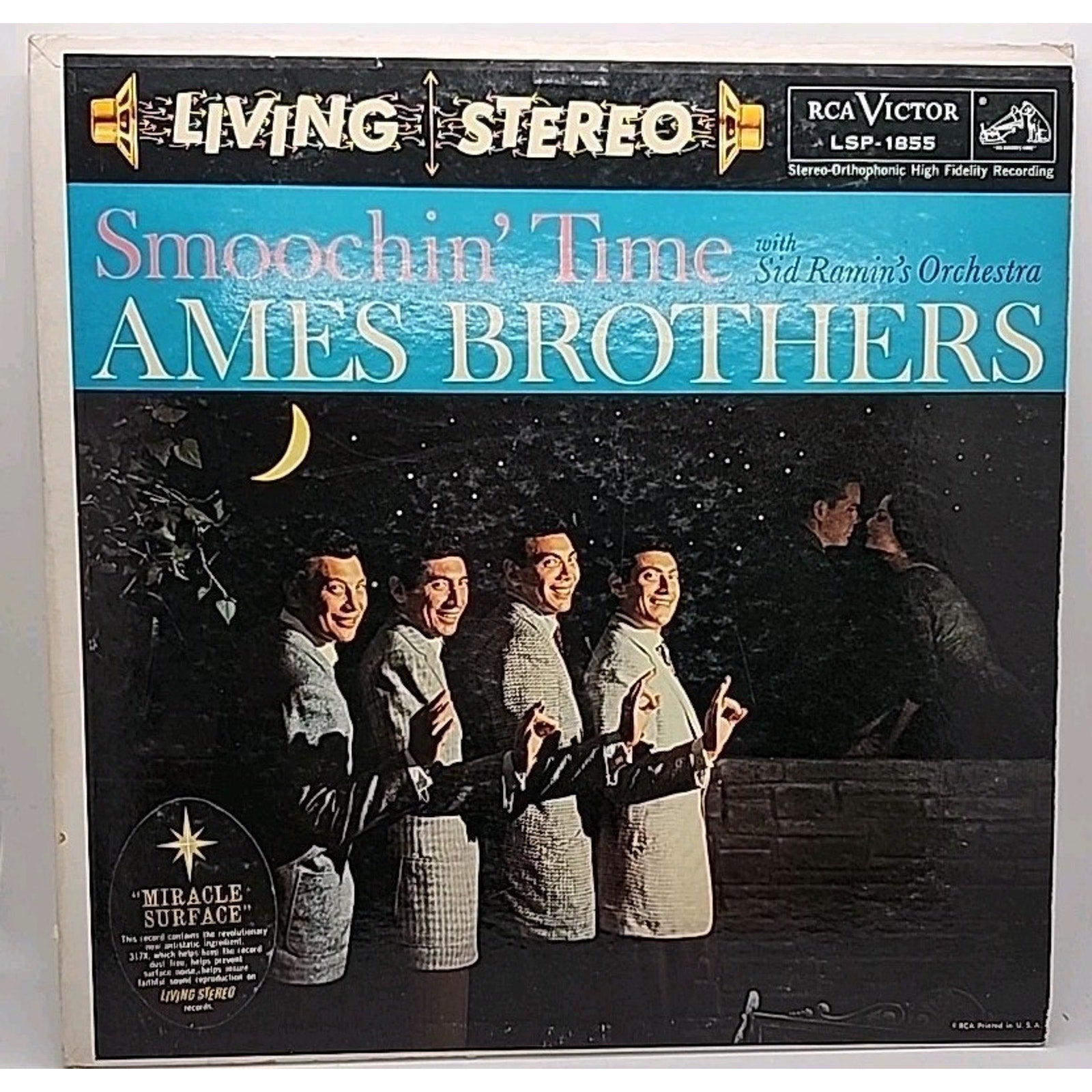 The Ames Brothers With Sid Ramin And His Orchestra - Smoochin' Time - RCA Victor