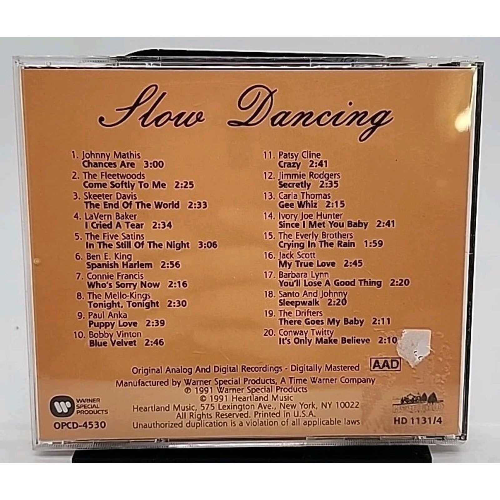 Slow Dancing - Disc 1 - CD