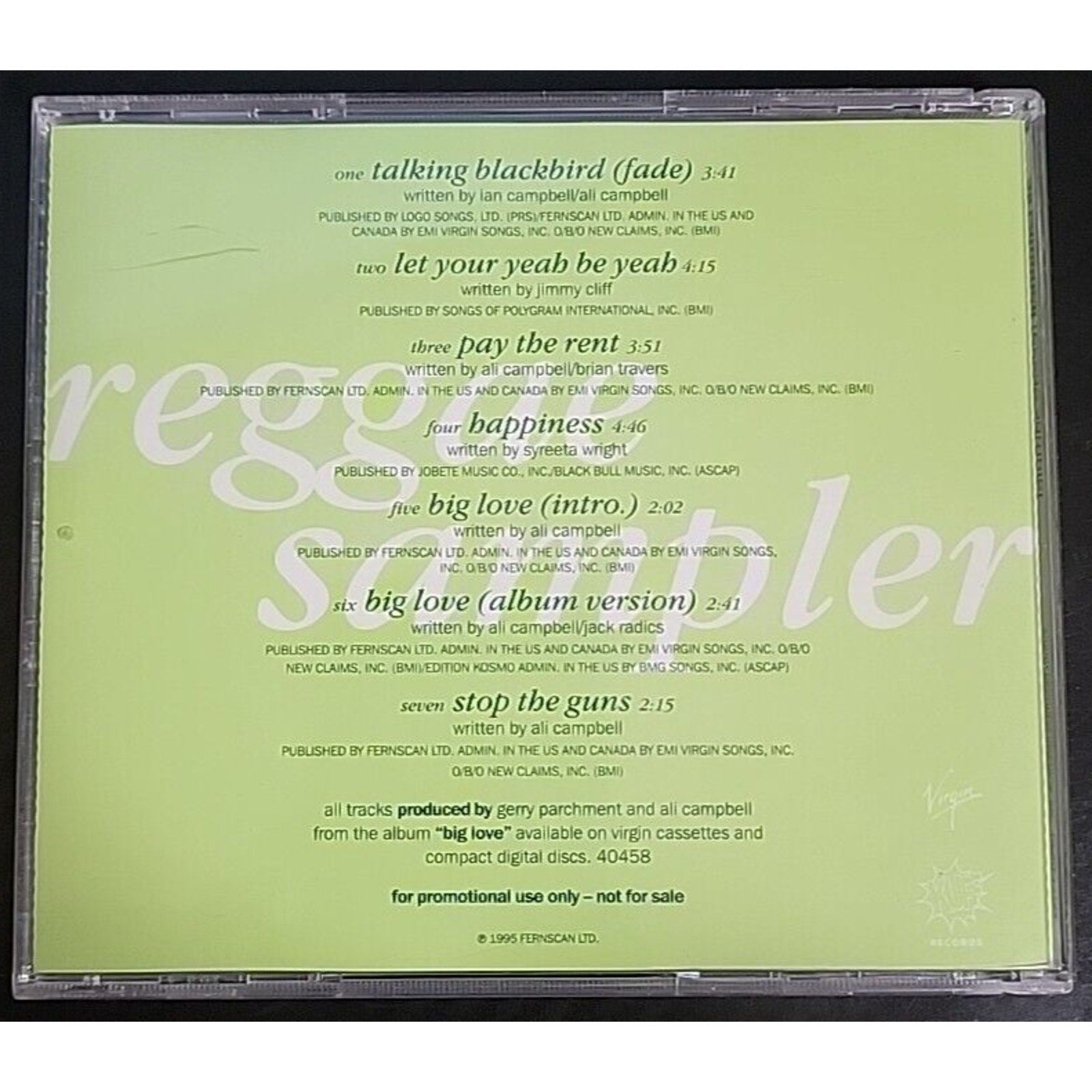 Ali Campbell Reggae Sampler (CD)