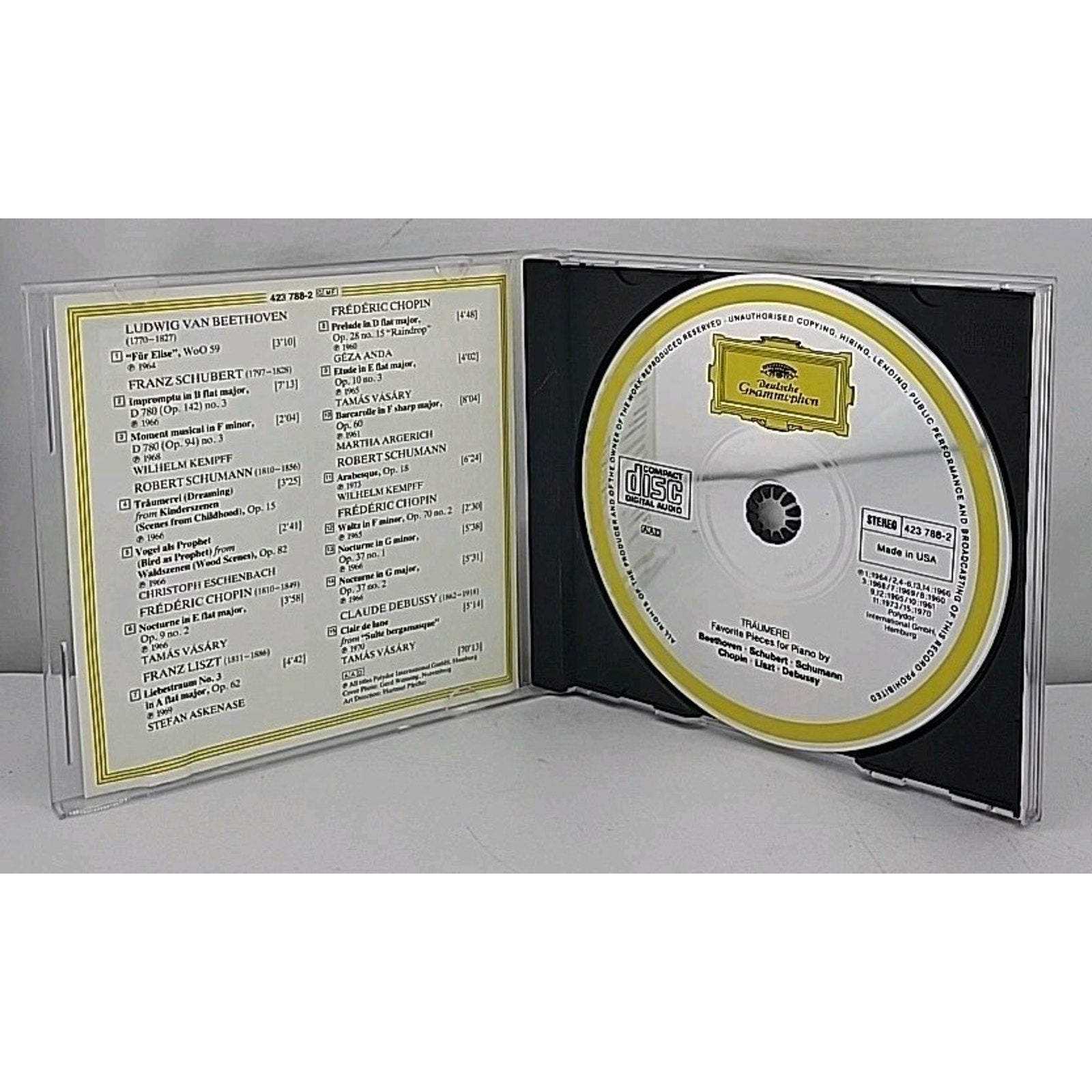 Romantic Piano Music by Traumerei (CD, 1989)