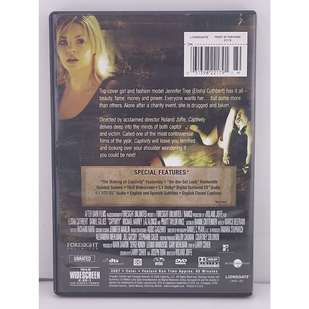 Captivity (DVD, 2007)