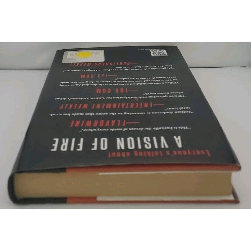 Vision of Fire by Gillian Anderson and Jeff Rovin (2014, Hardcover)