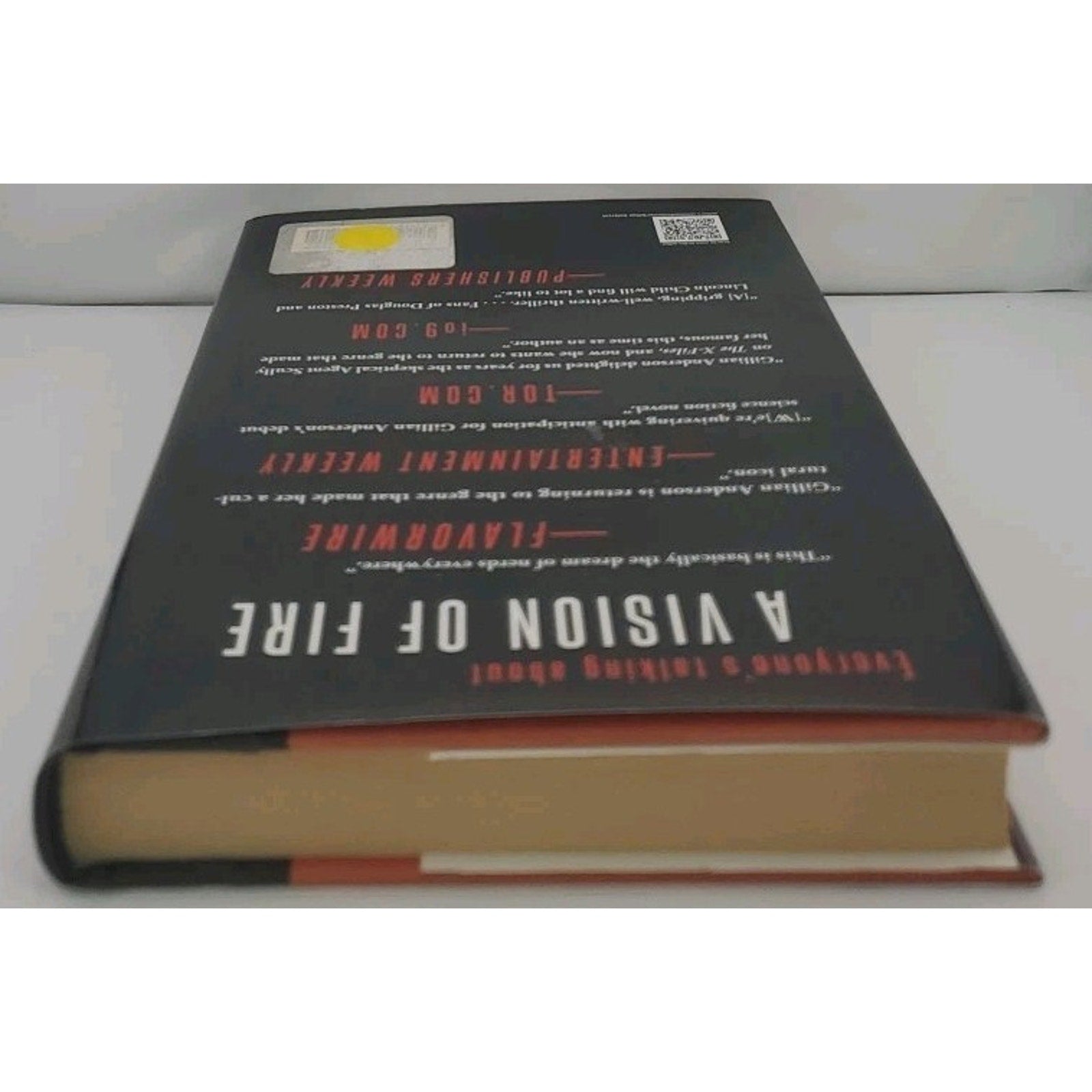 Vision of Fire by Gillian Anderson and Jeff Rovin (2014, Hardcover)