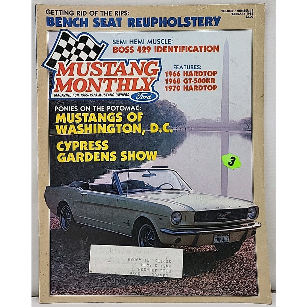 Mustang Monthly Magazine - February 1985 - Volume 7 Number 12