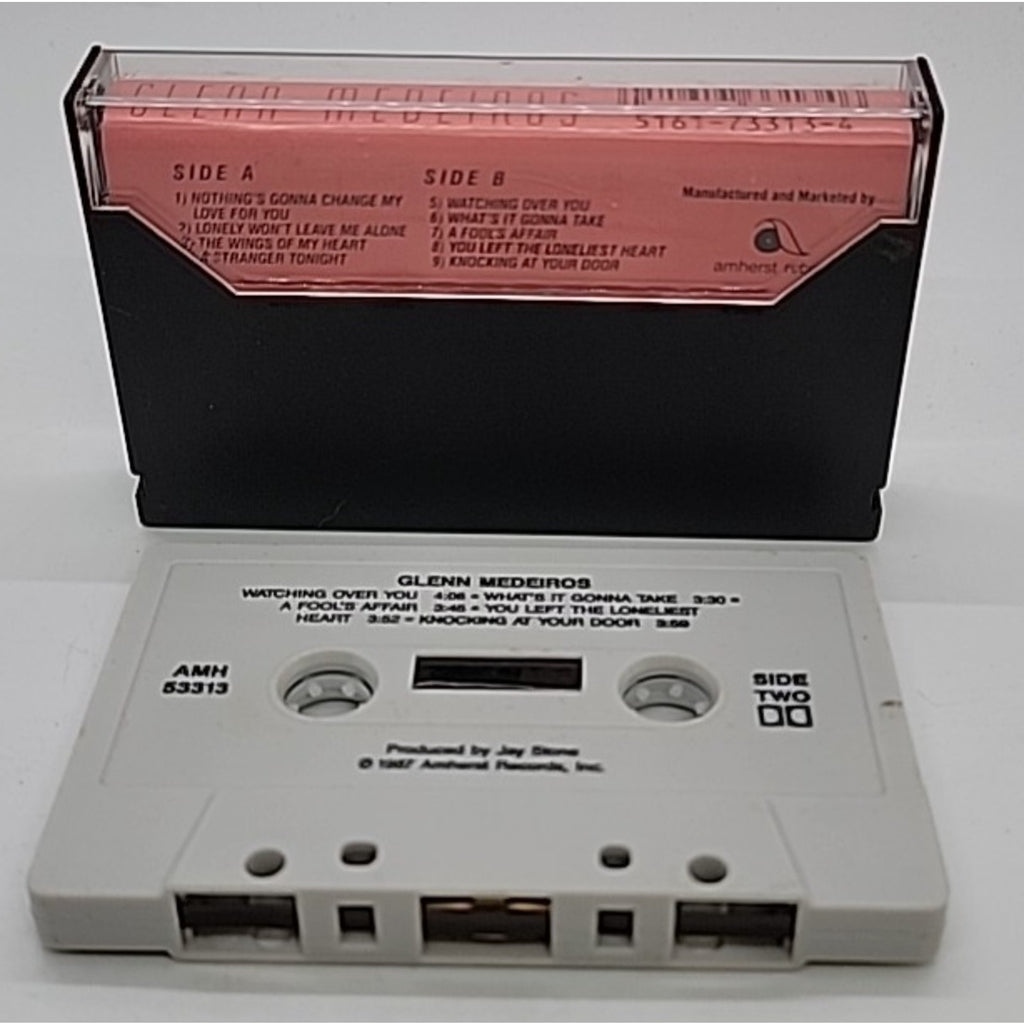 Glenn Medeiros Self Titled Debut Cassette 1987 Amherst Records Canada