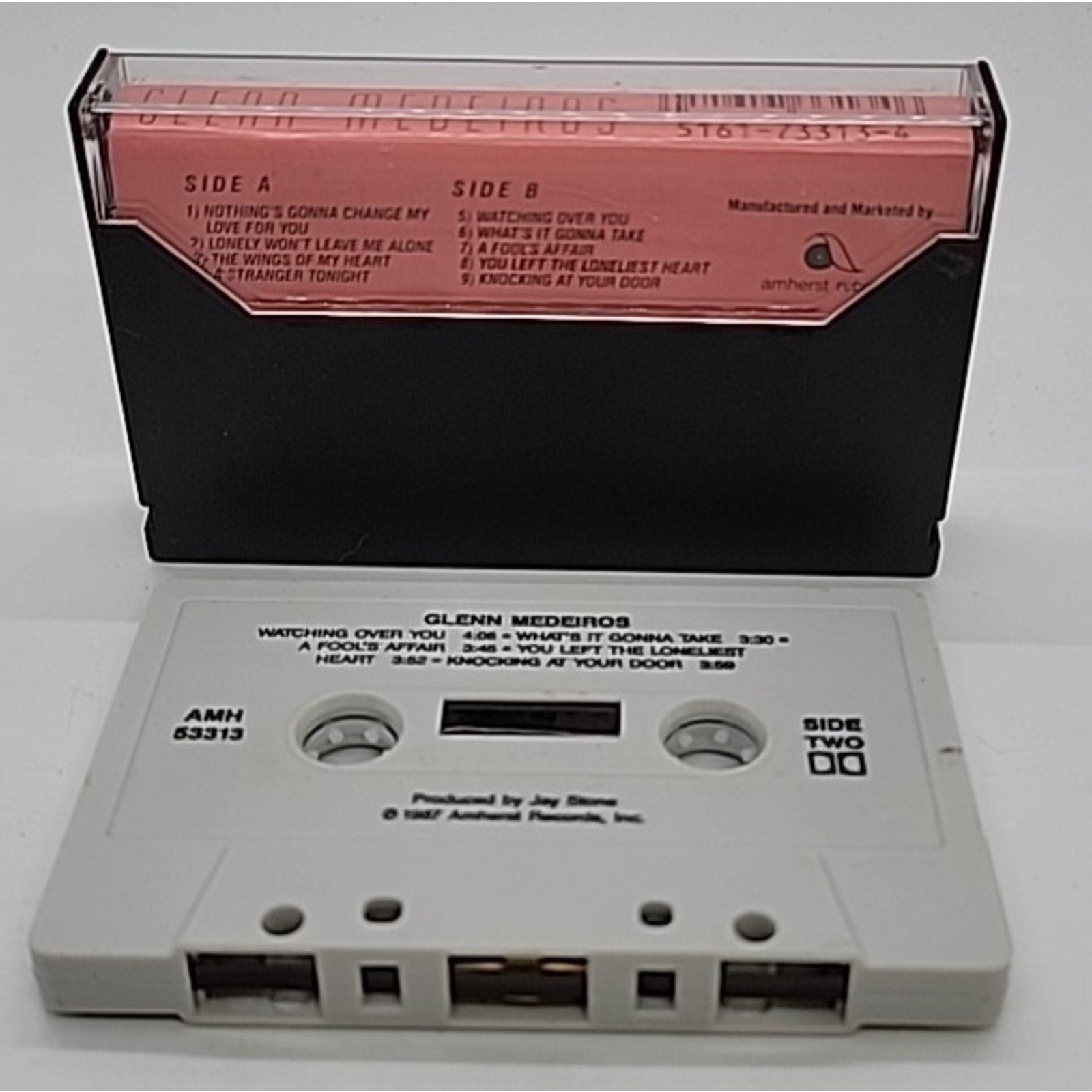 Glenn Medeiros Self Titled Debut Cassette 1987 Amherst Records Canada