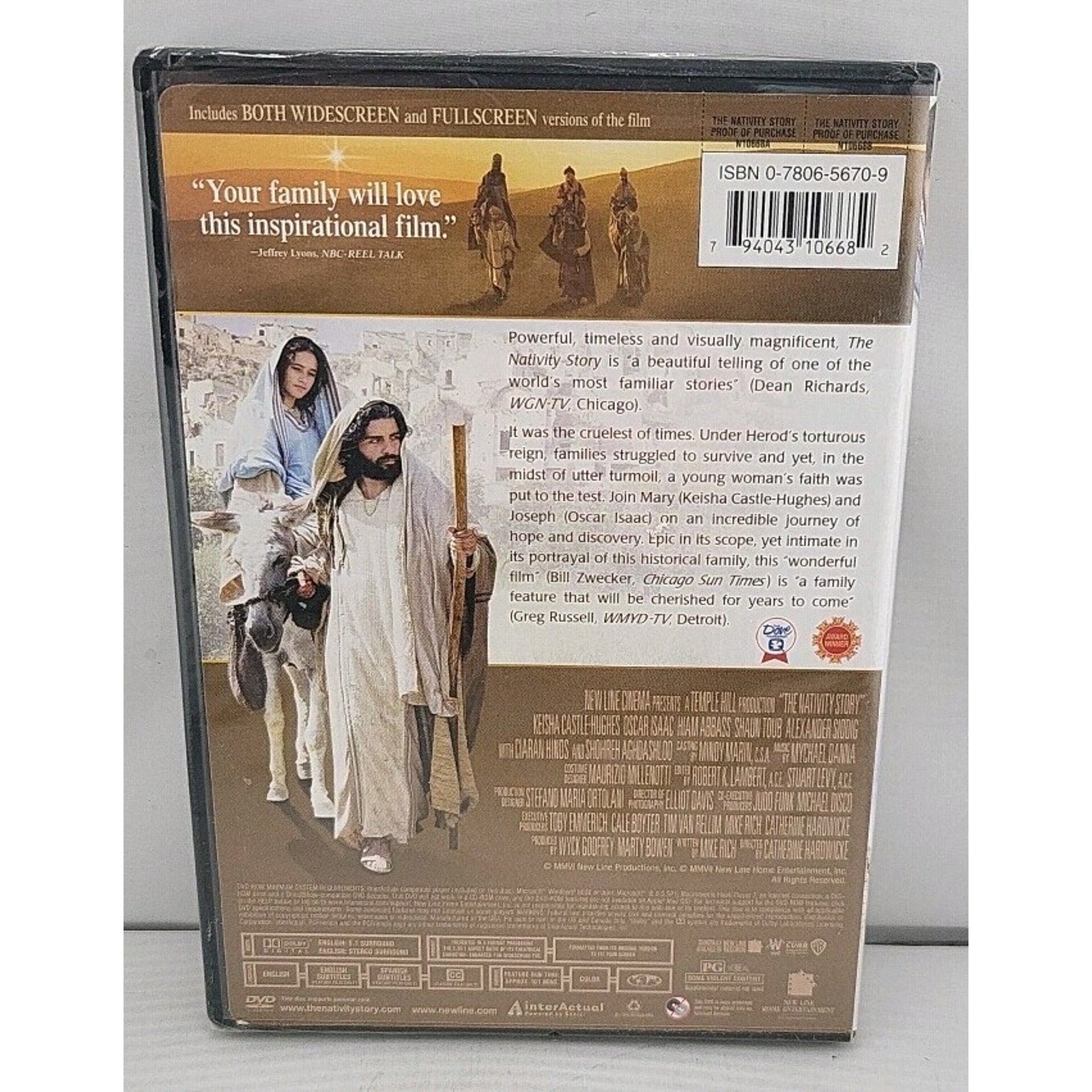 The Nativity Story (DVD, 2006) *Brand New*