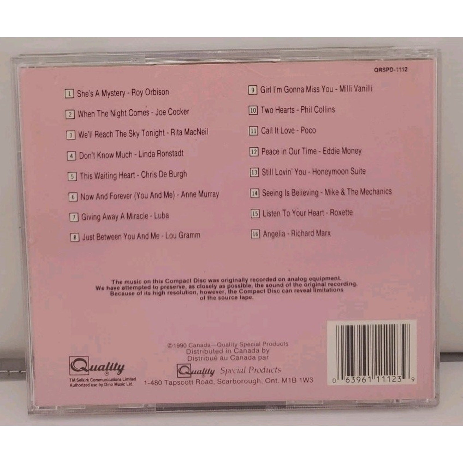 The Power of Love V - Music CD - Various Artists; Roy Orbison.