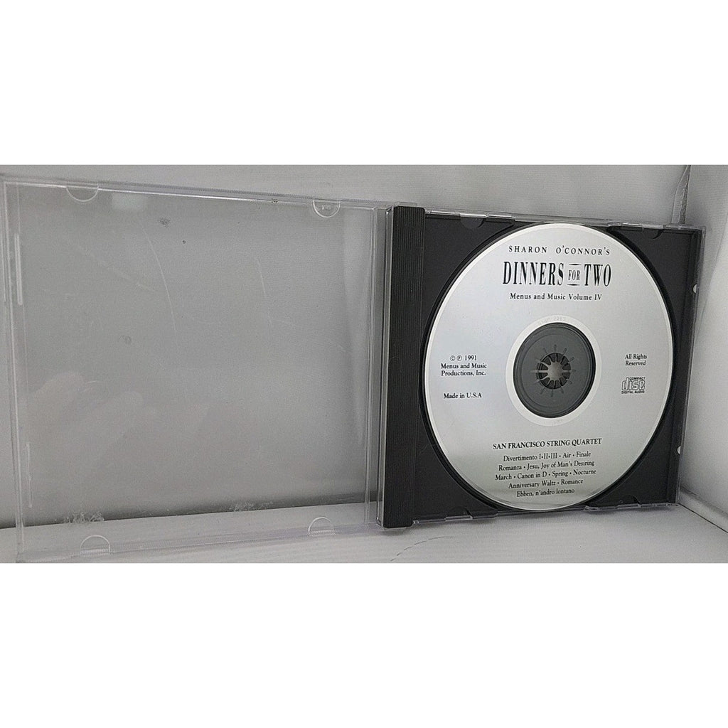 Sharon O'connor's Dinners For Two Menus And Music Vol. IV CD