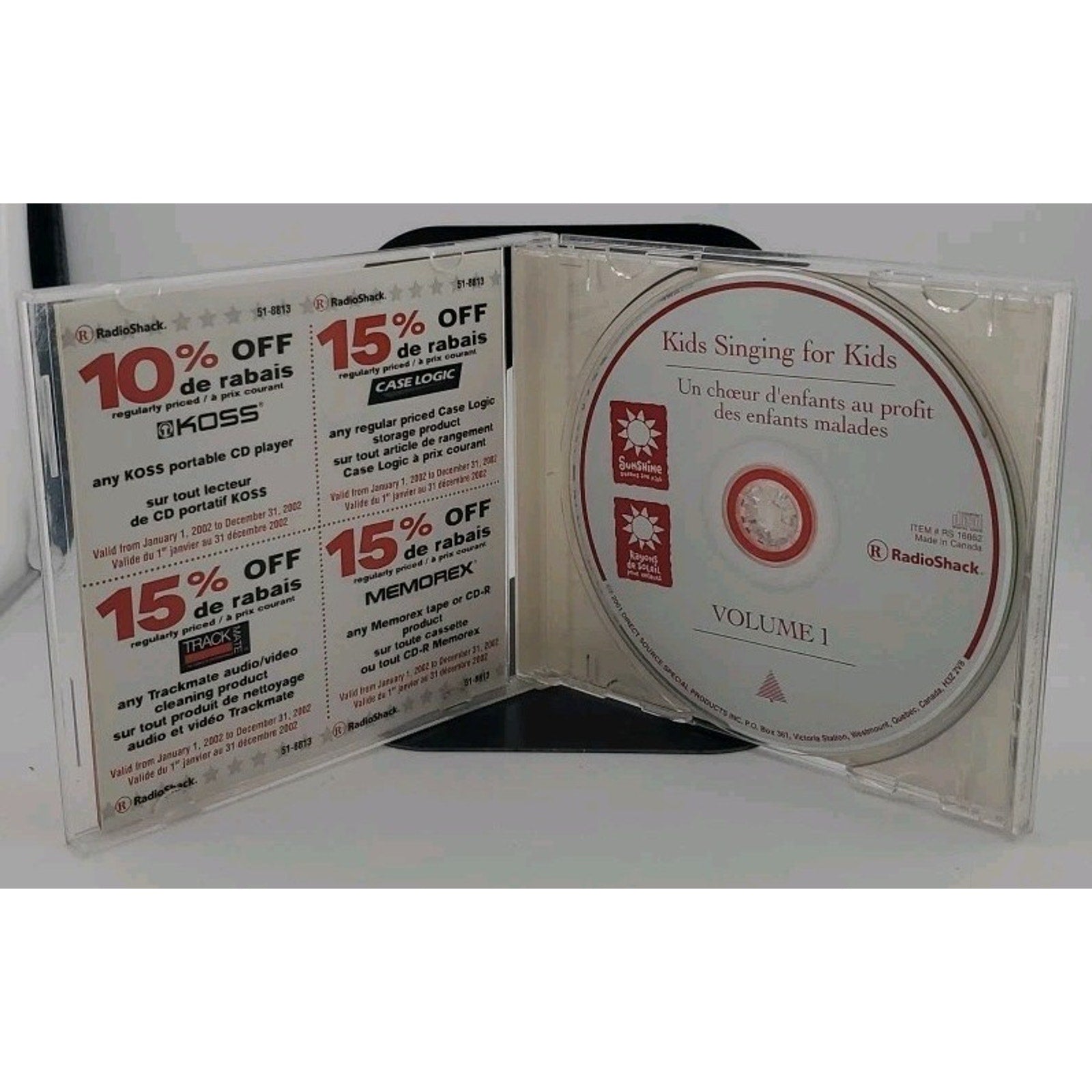 Kids Singing For Kids CD Radioshack Volume 1