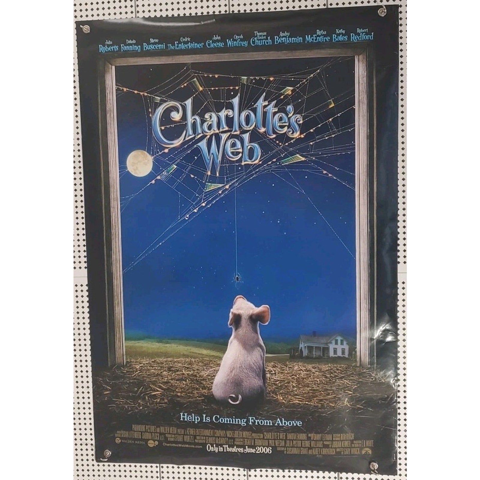 Charlotte's Web (B) Original 2006 Movie Theater Poster 27x40 Double Sided