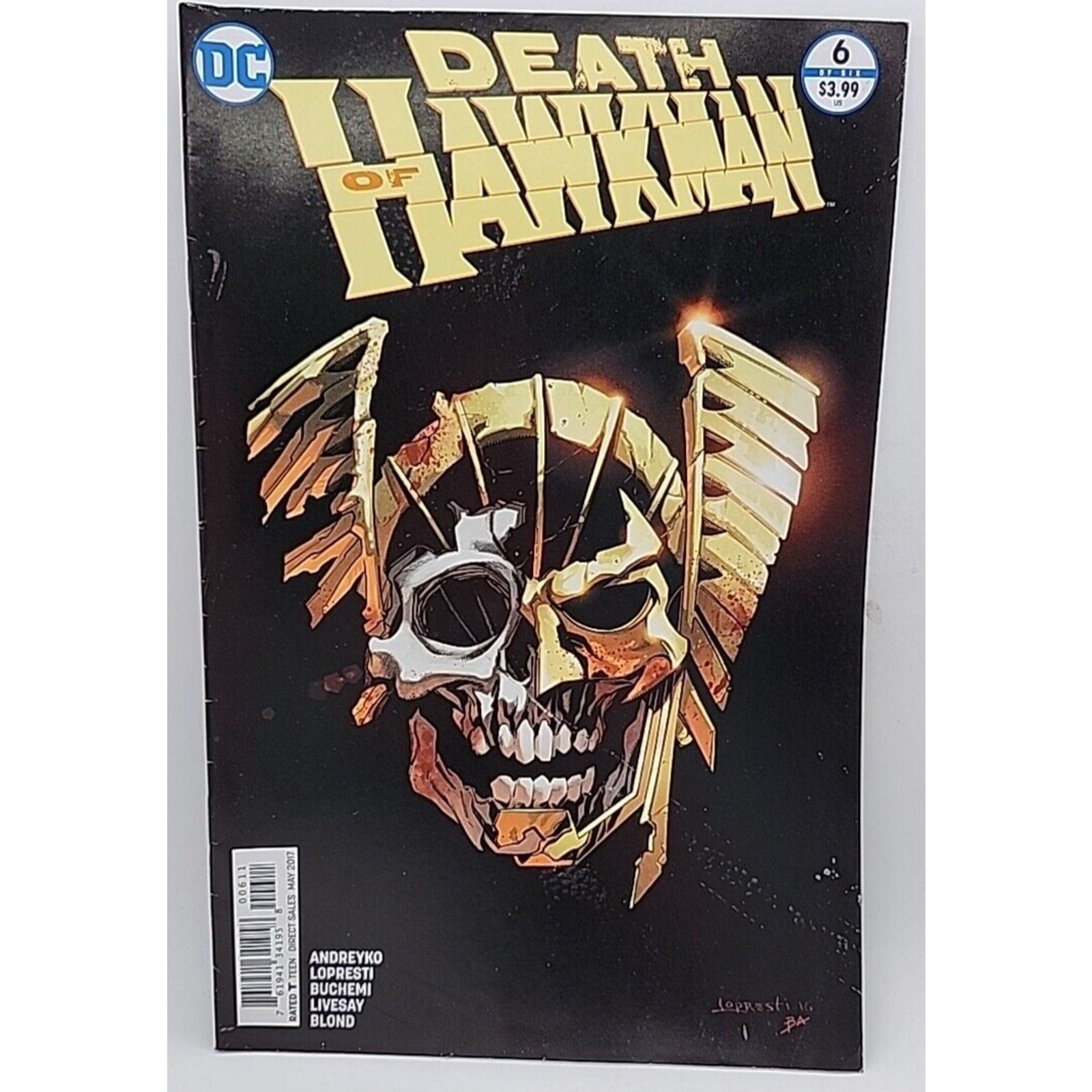 Death of Hawkman #6 DC Comics 2017