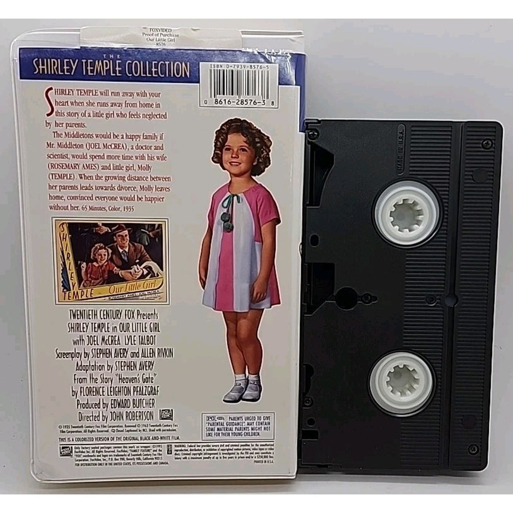 Our Little Girl (VHS, 1994, Colorized)