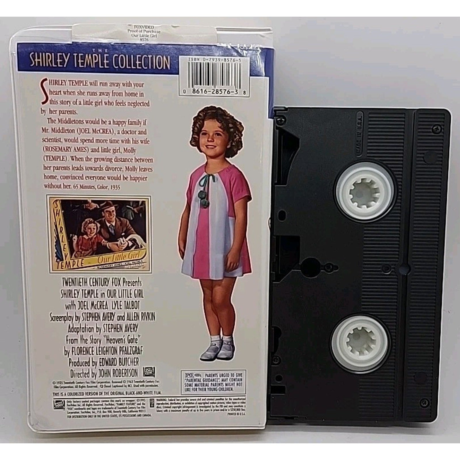 Our Little Girl (VHS, 1994, Colorized)