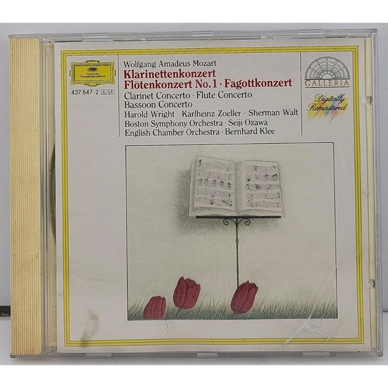 Flute Con K.313 Clarinet Con K.622 by W.A. Mozart (CD, 2008)