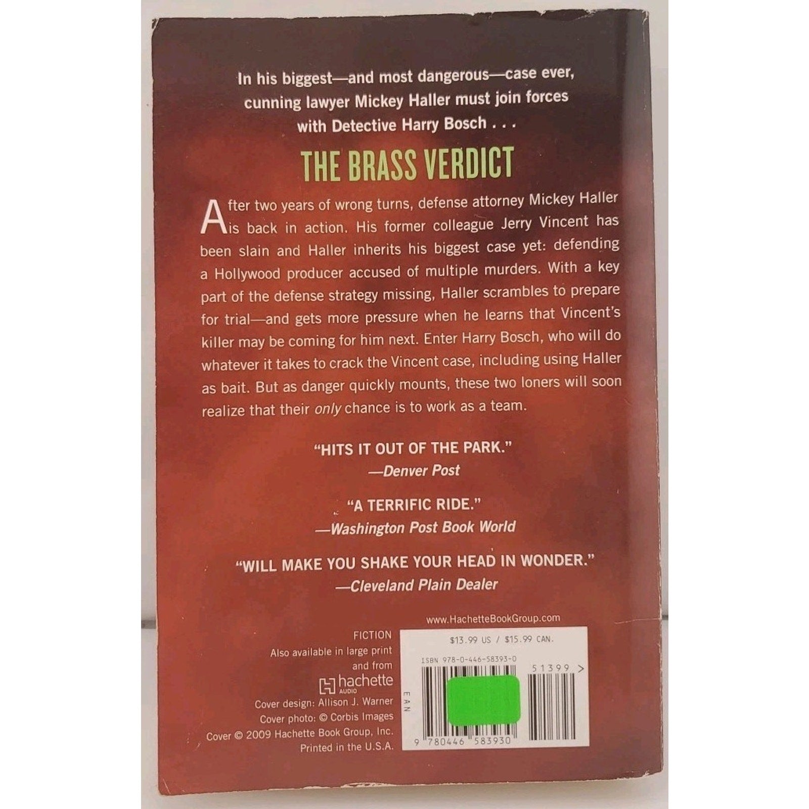 Brass Verdict by Michael Connelly (2010, Trade Paperback)