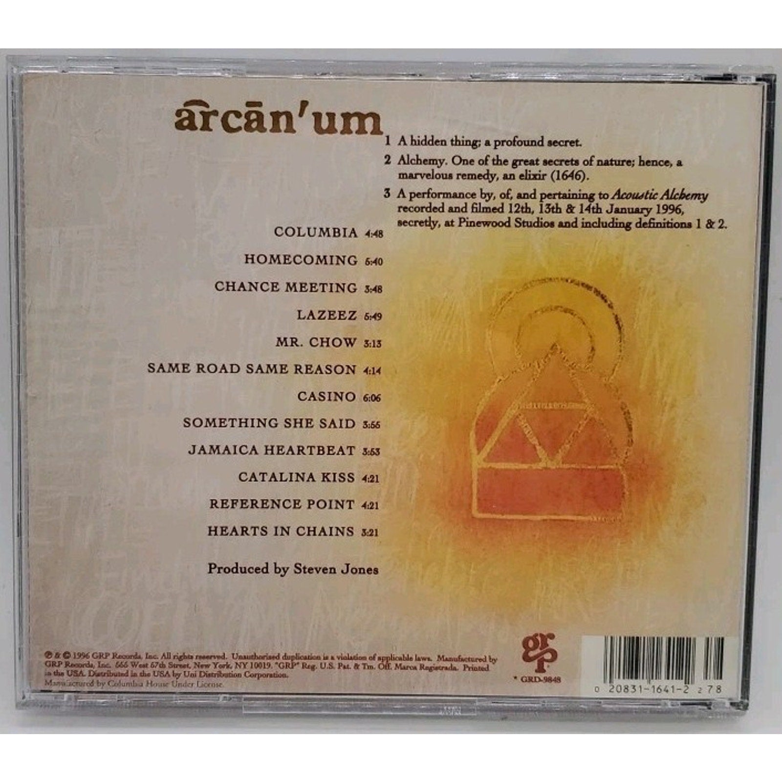 Acoustic Alchemy - Arcanum CD 1996