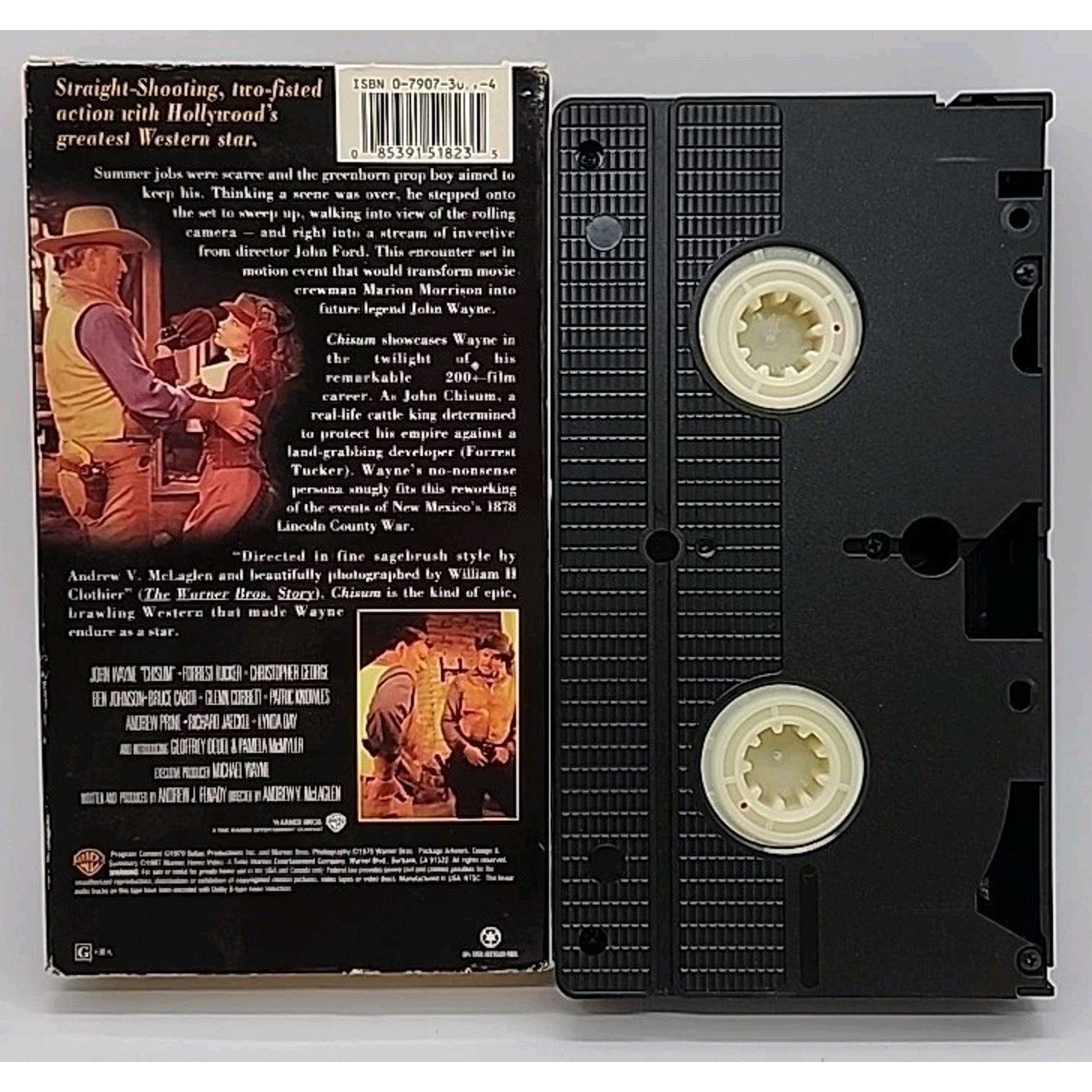 Chisum (VHS, 1997, Warner Bros. Westerns Collection)