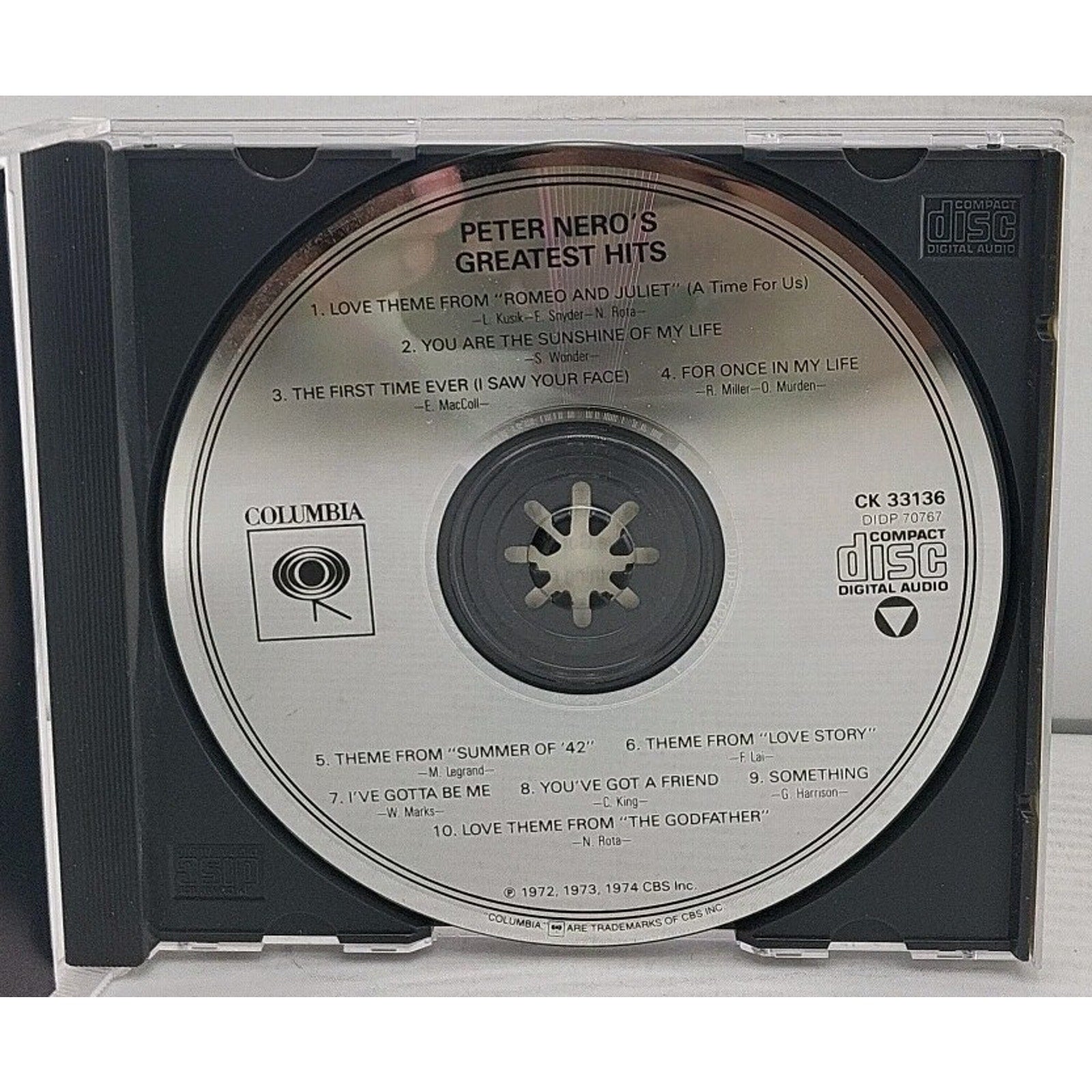 Peter Nero's Greatest Hits CD