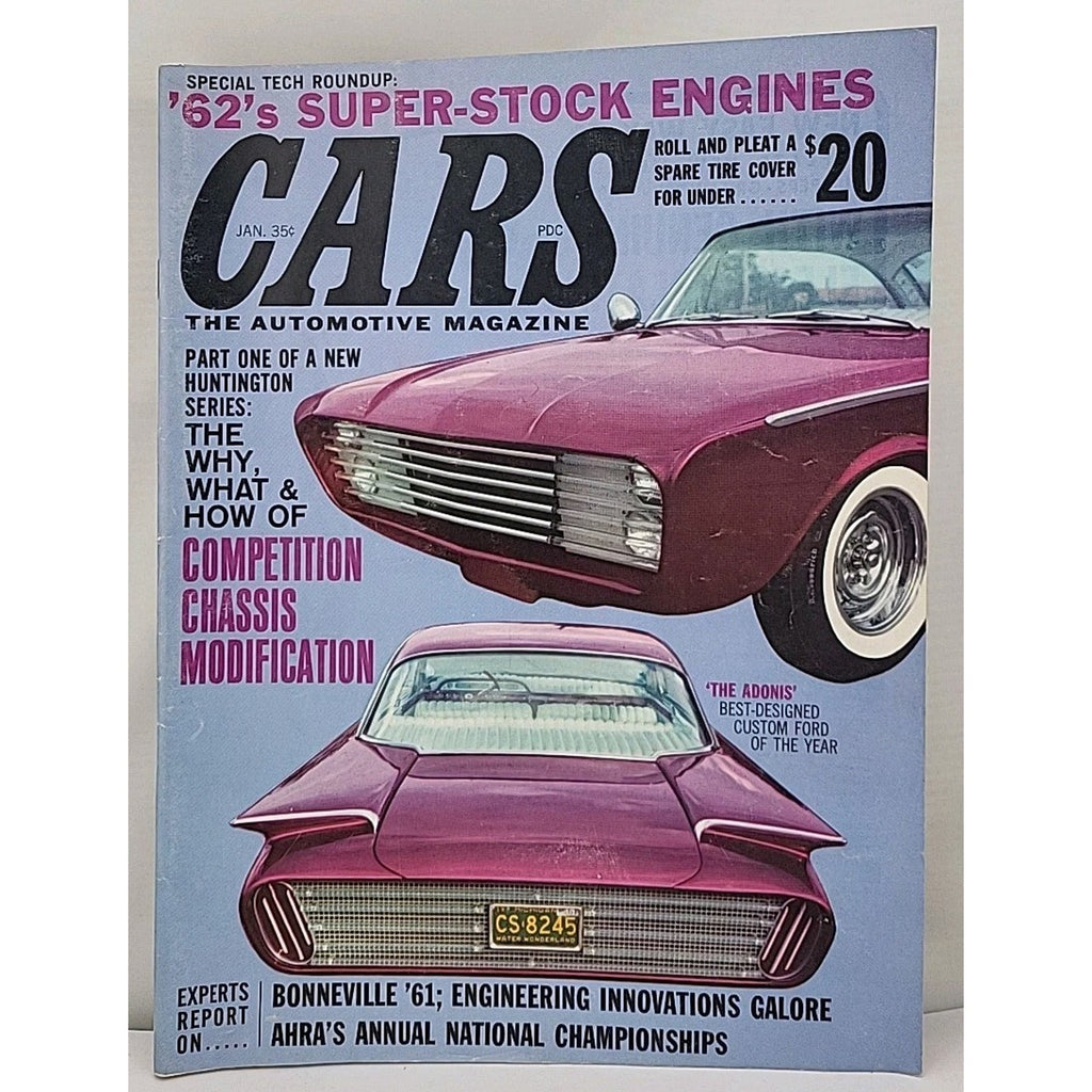 Cars The Automotive Magazine January 1962