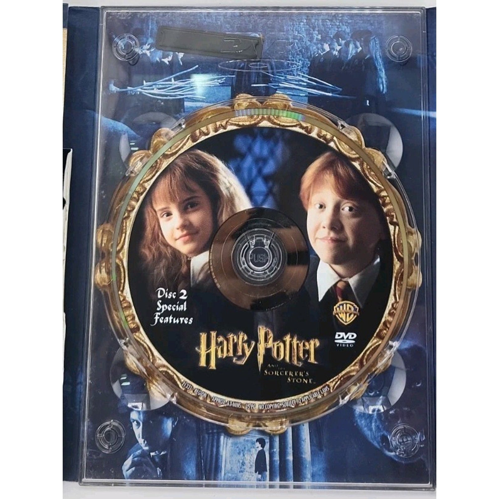 Harry Potter and the Sorcerers Stone (DVD, 2002, 2-Disc Set, Full Frame)